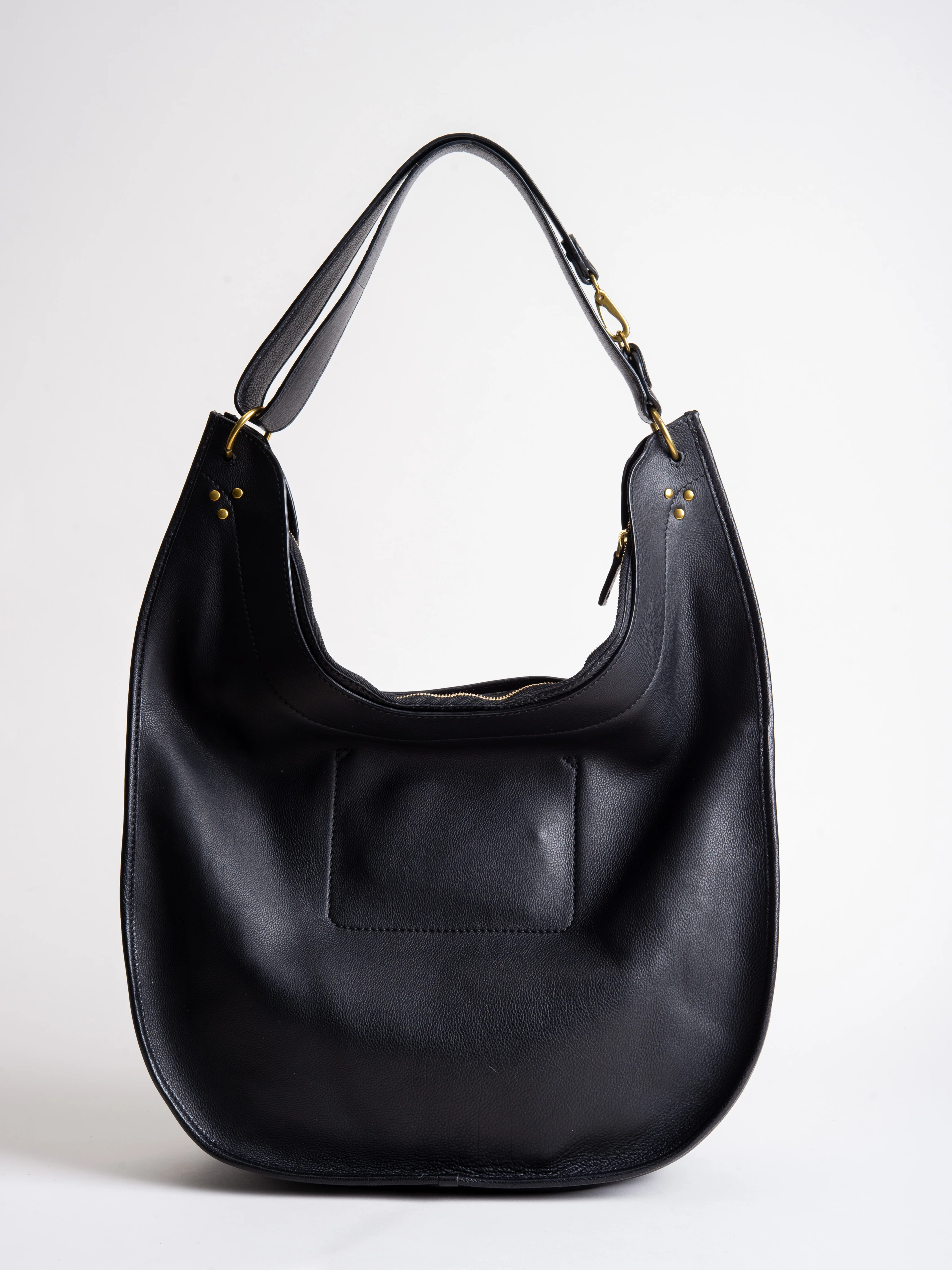 edgar calfskin hobo - noir brass - Image 2