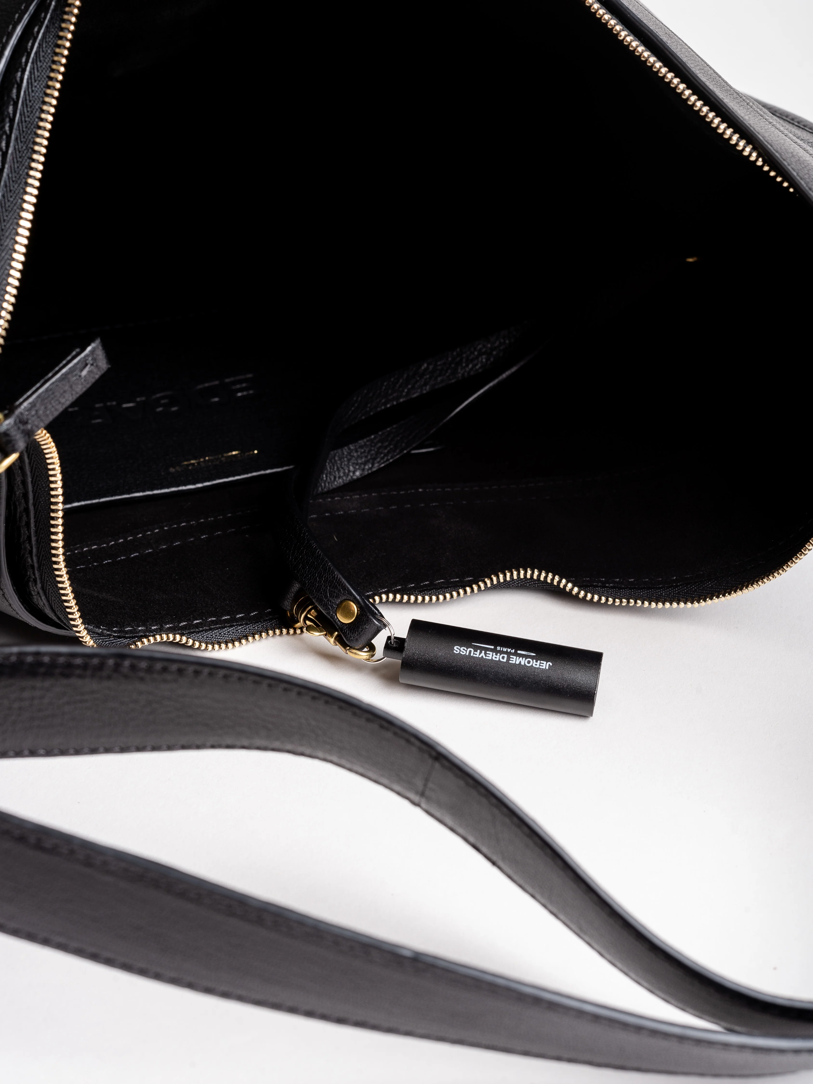 edgar calfskin hobo - noir brass - Image 4