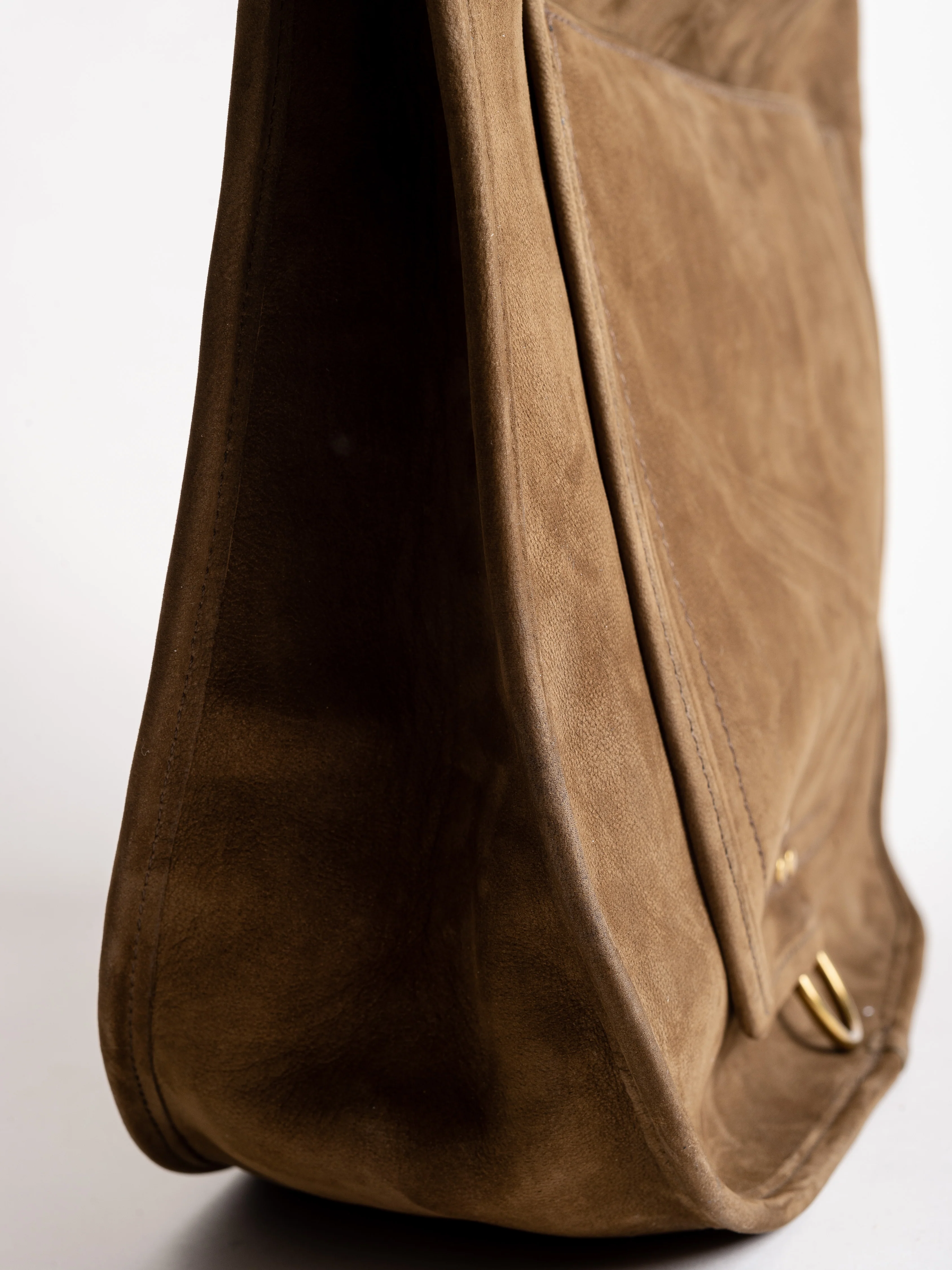 edgar goatskin nubuck hobo - kaki - Image 3