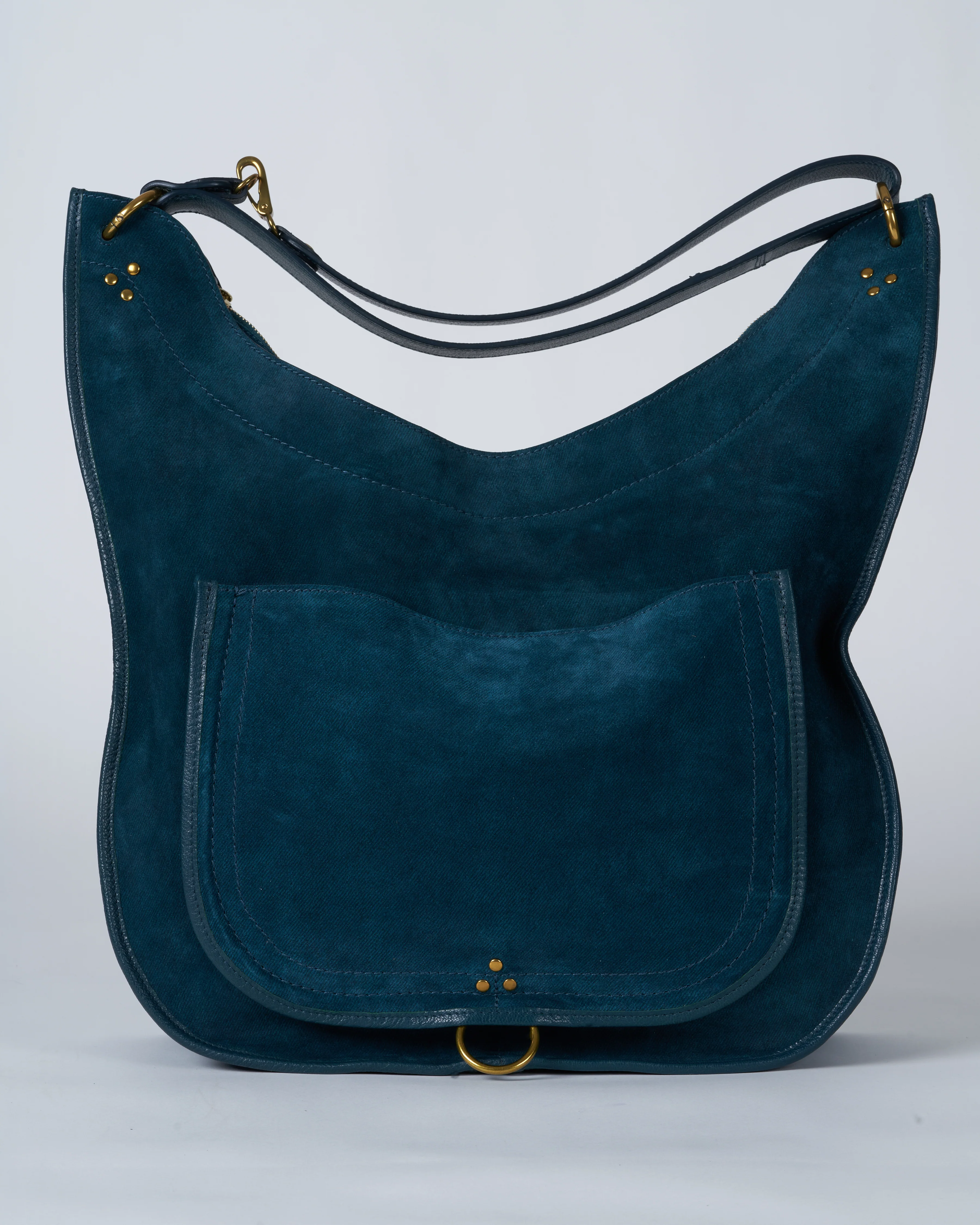 edgar bag l - jean's canard split suede - Image 2