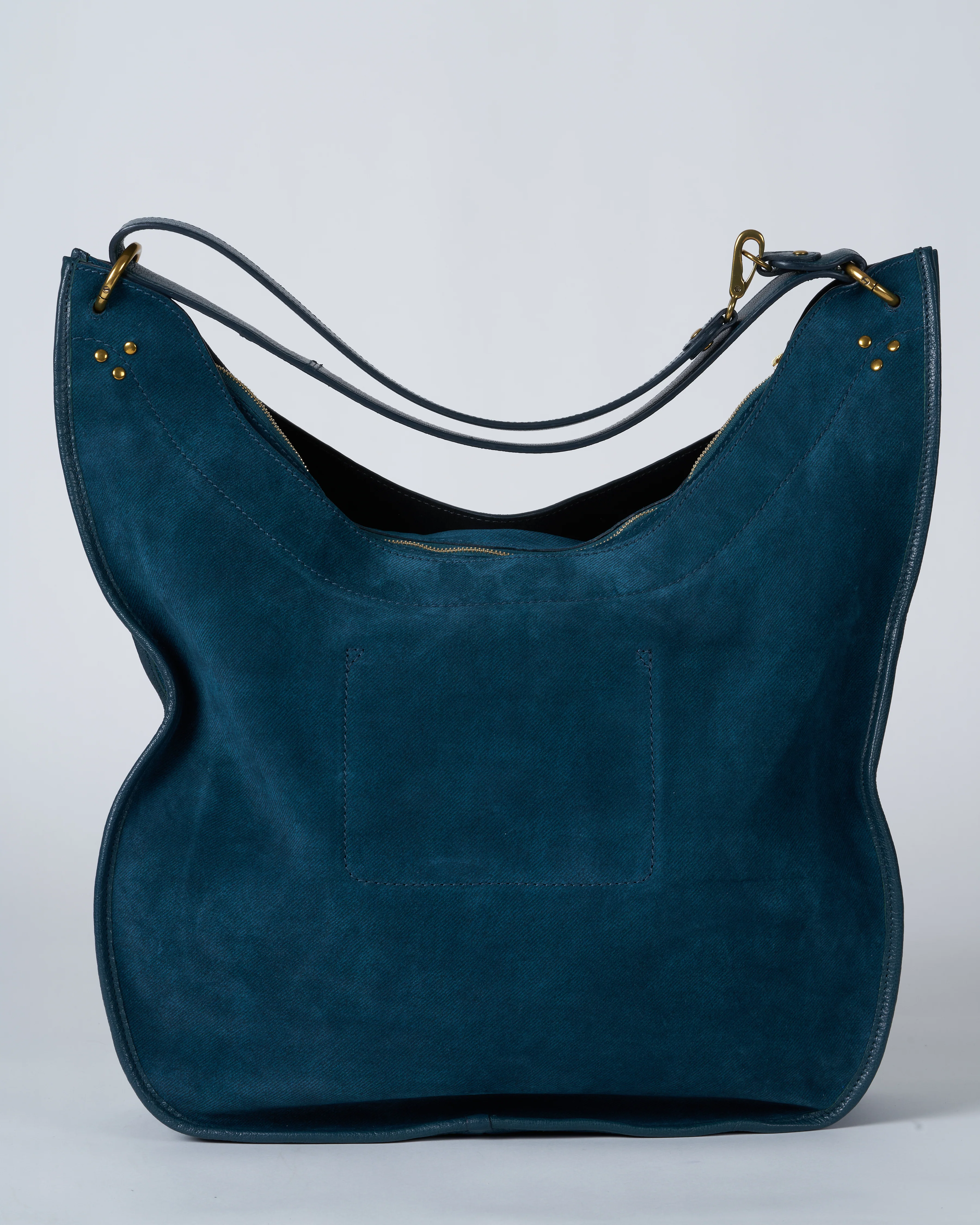 edgar bag l - jean's canard split suede - Image 3