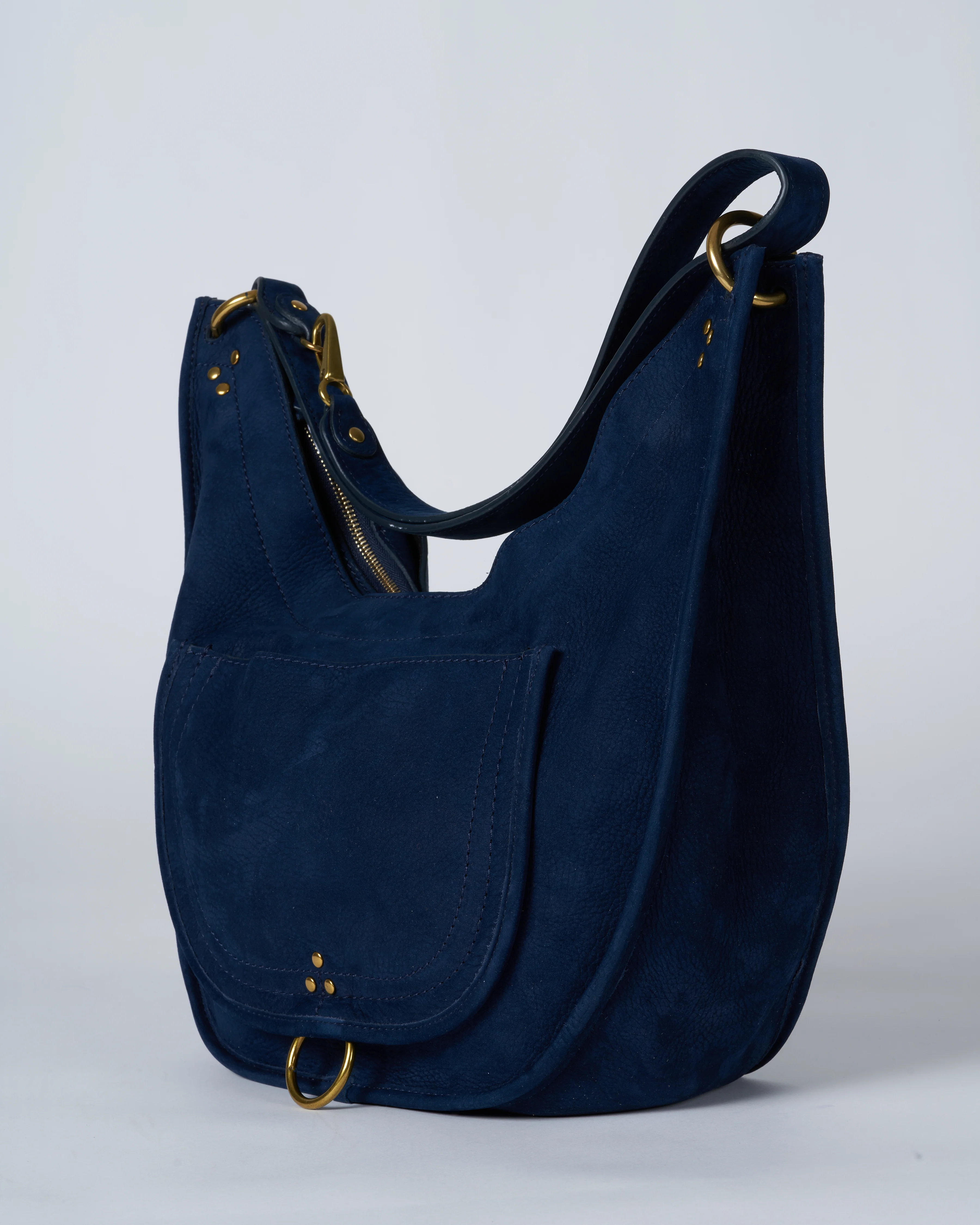 edgar bag m - marine taurillon split suede - Image 4
