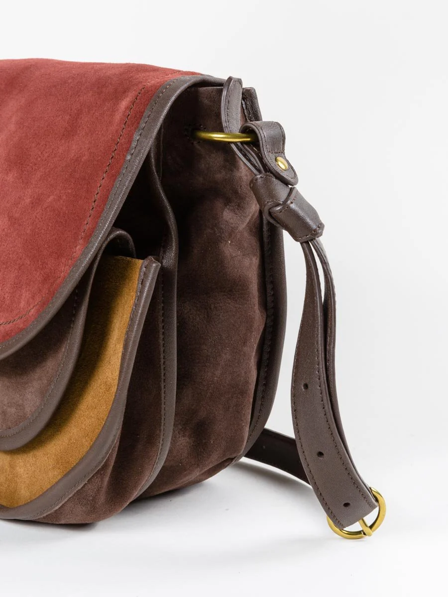 felix grand shoulder bag - marron - Image 4