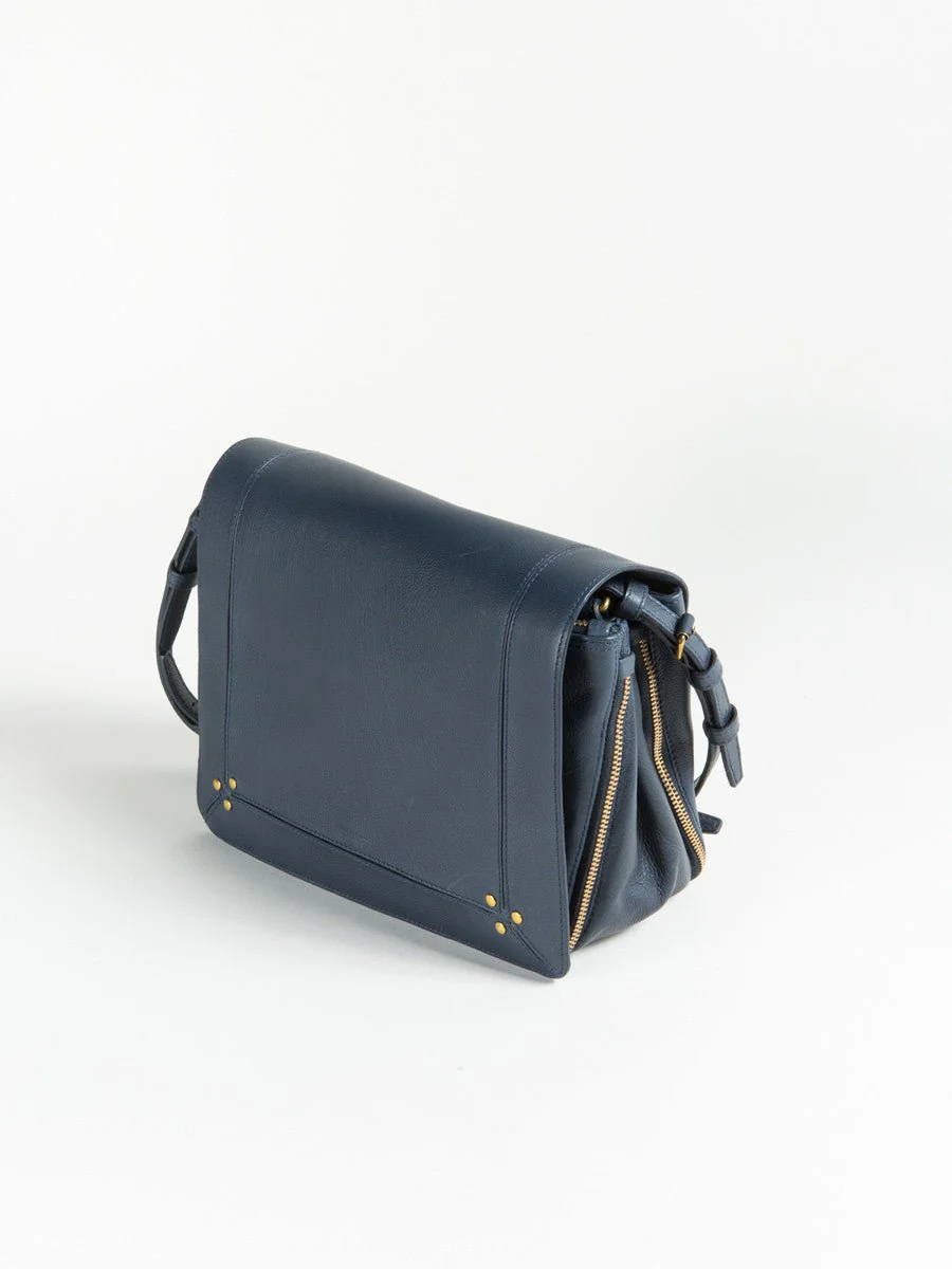 igor leather bag – marine - Image 2