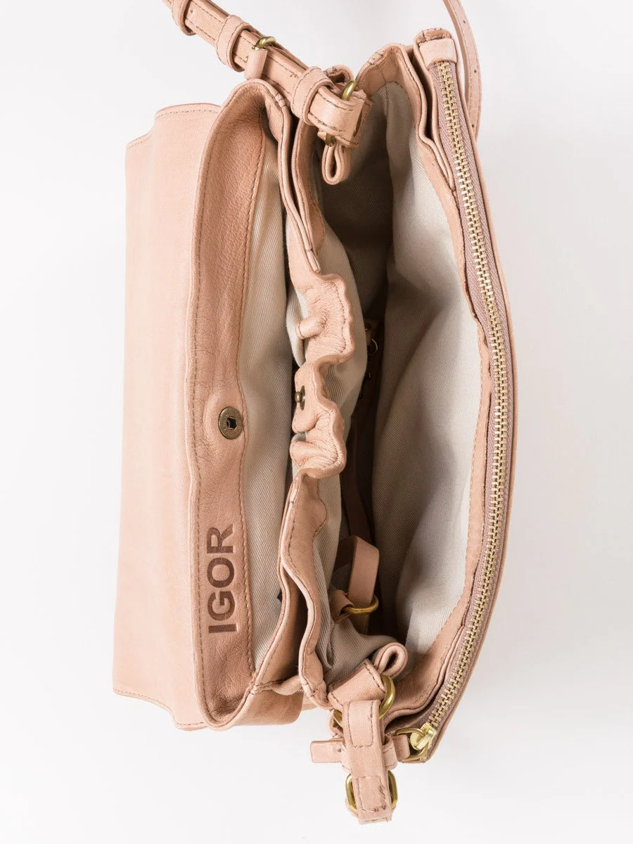 igor shoulder bag - beige rose - Image 4