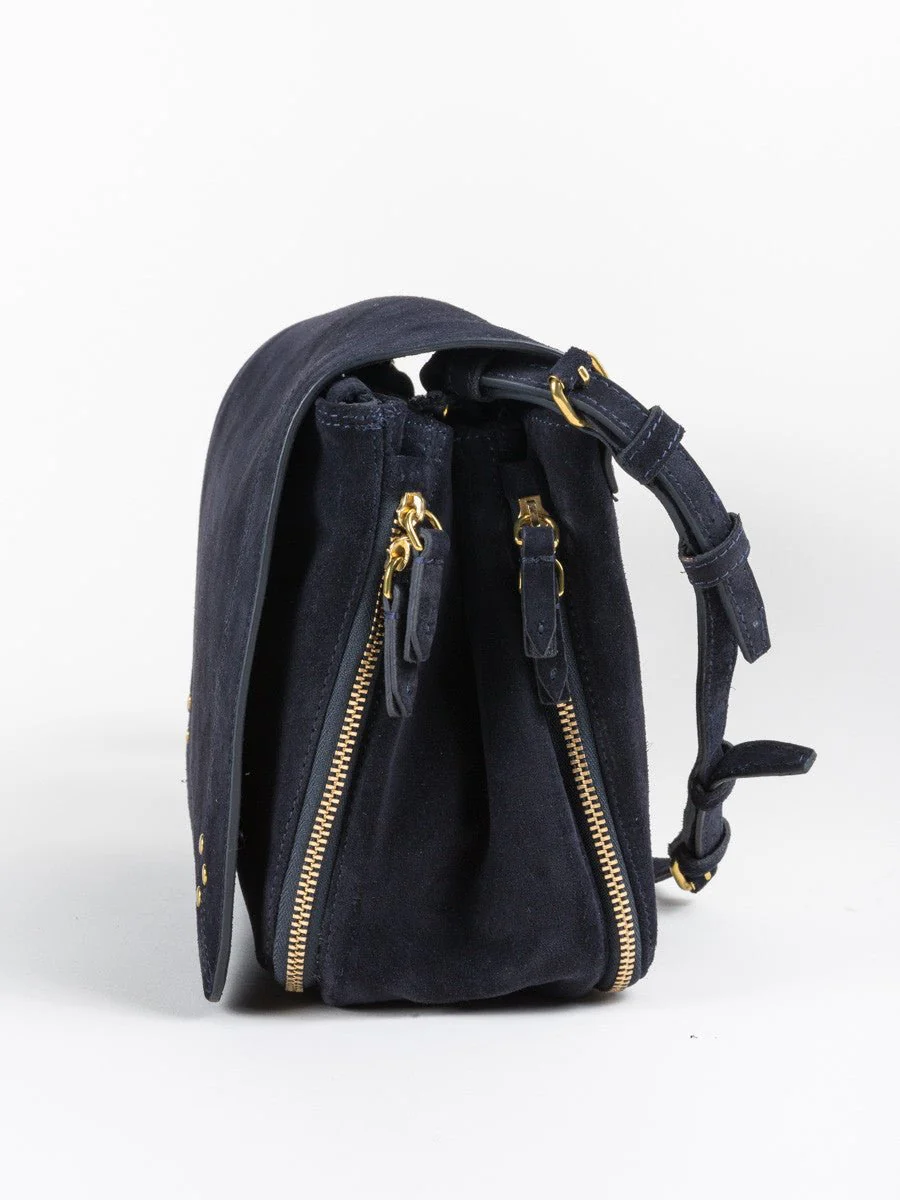 igor suede bag – marine - Image 2