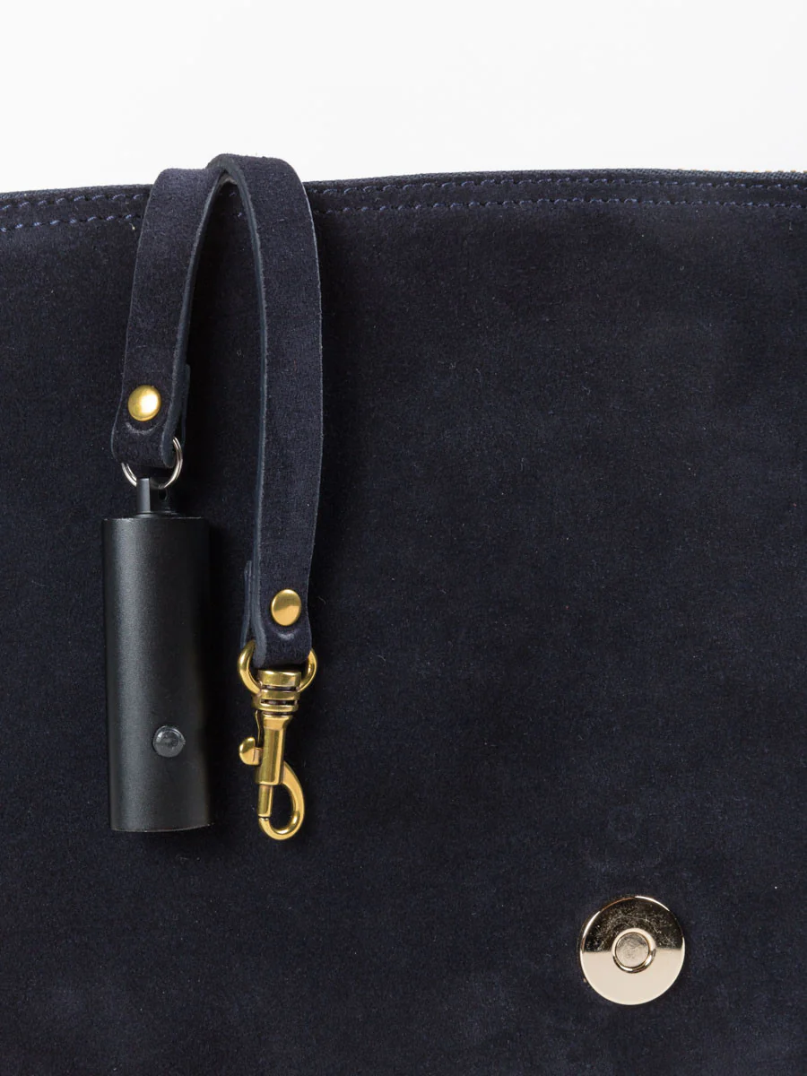 igor suede bag – marine - Image 5