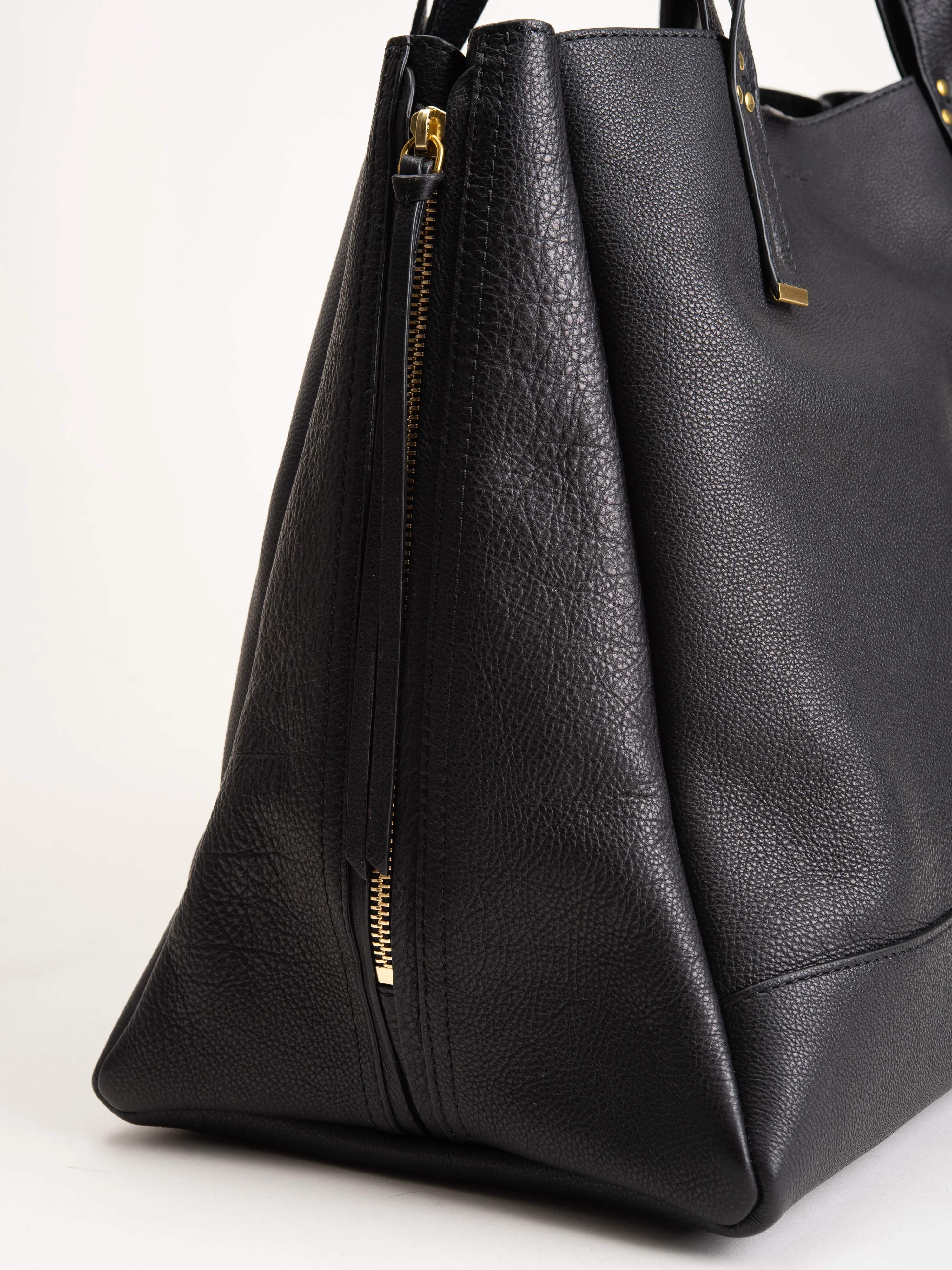 large georges tote - noir brass - Image 3