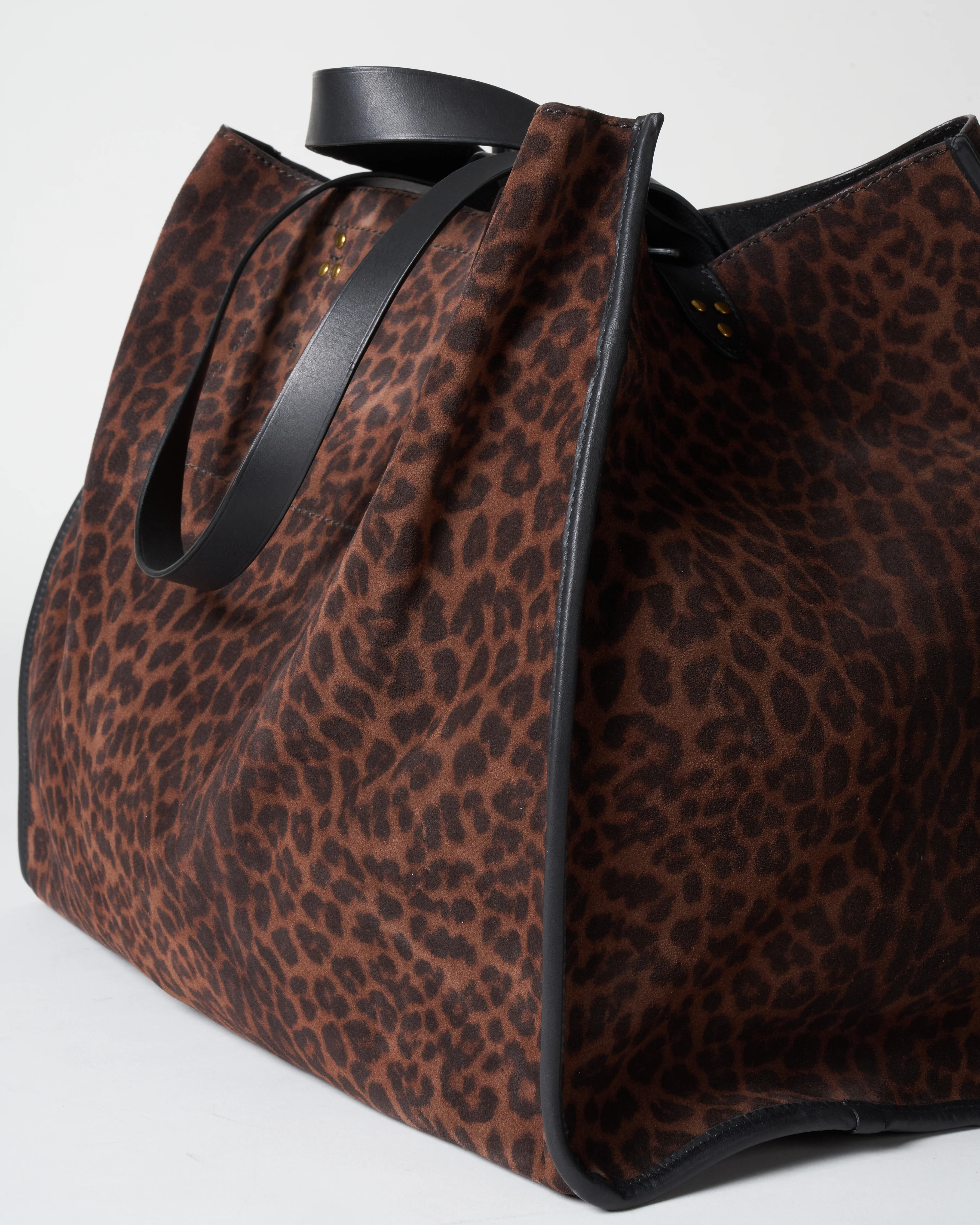 leon l tote - leopard natural - Image 4