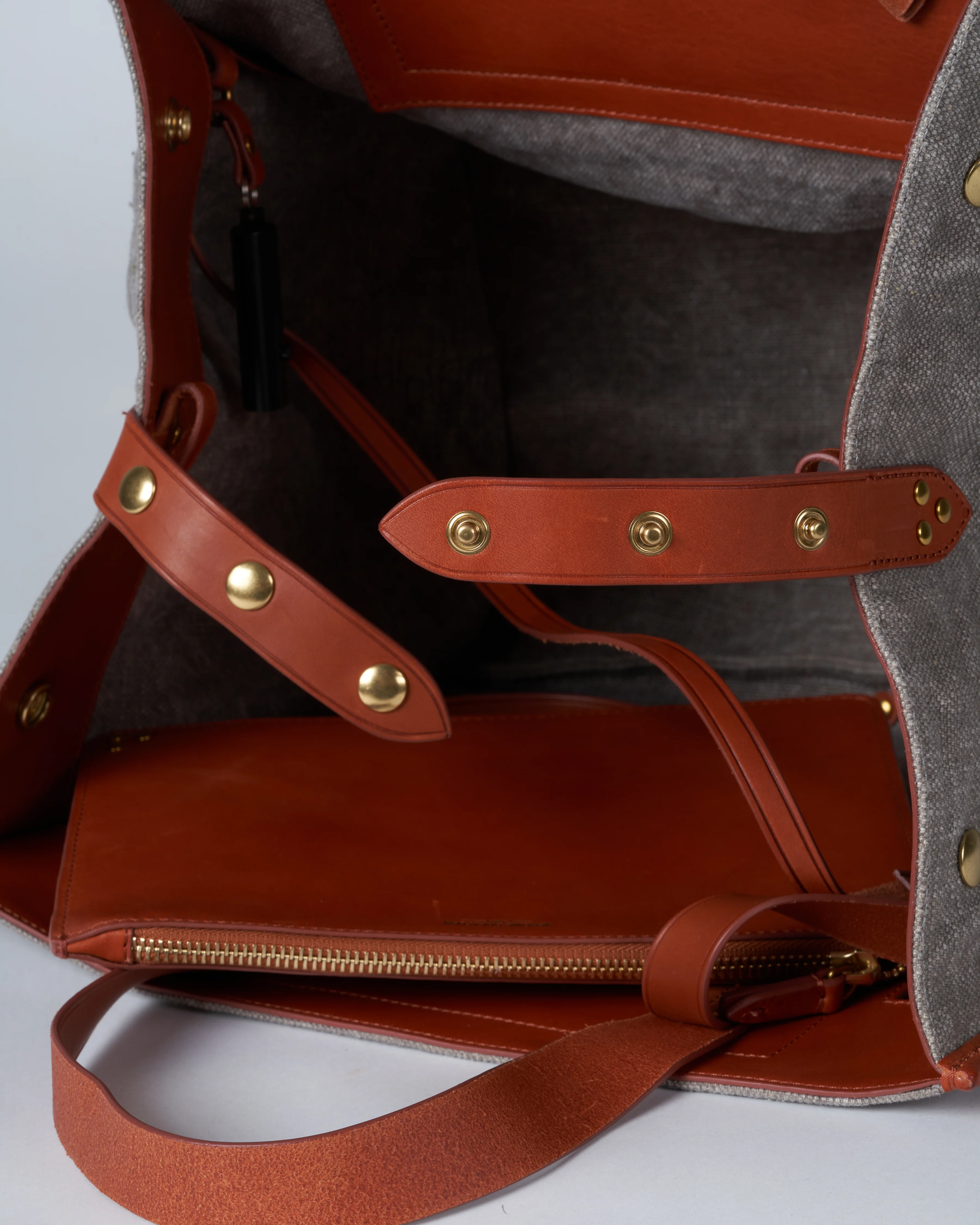 leon m bag - gris - Image 5