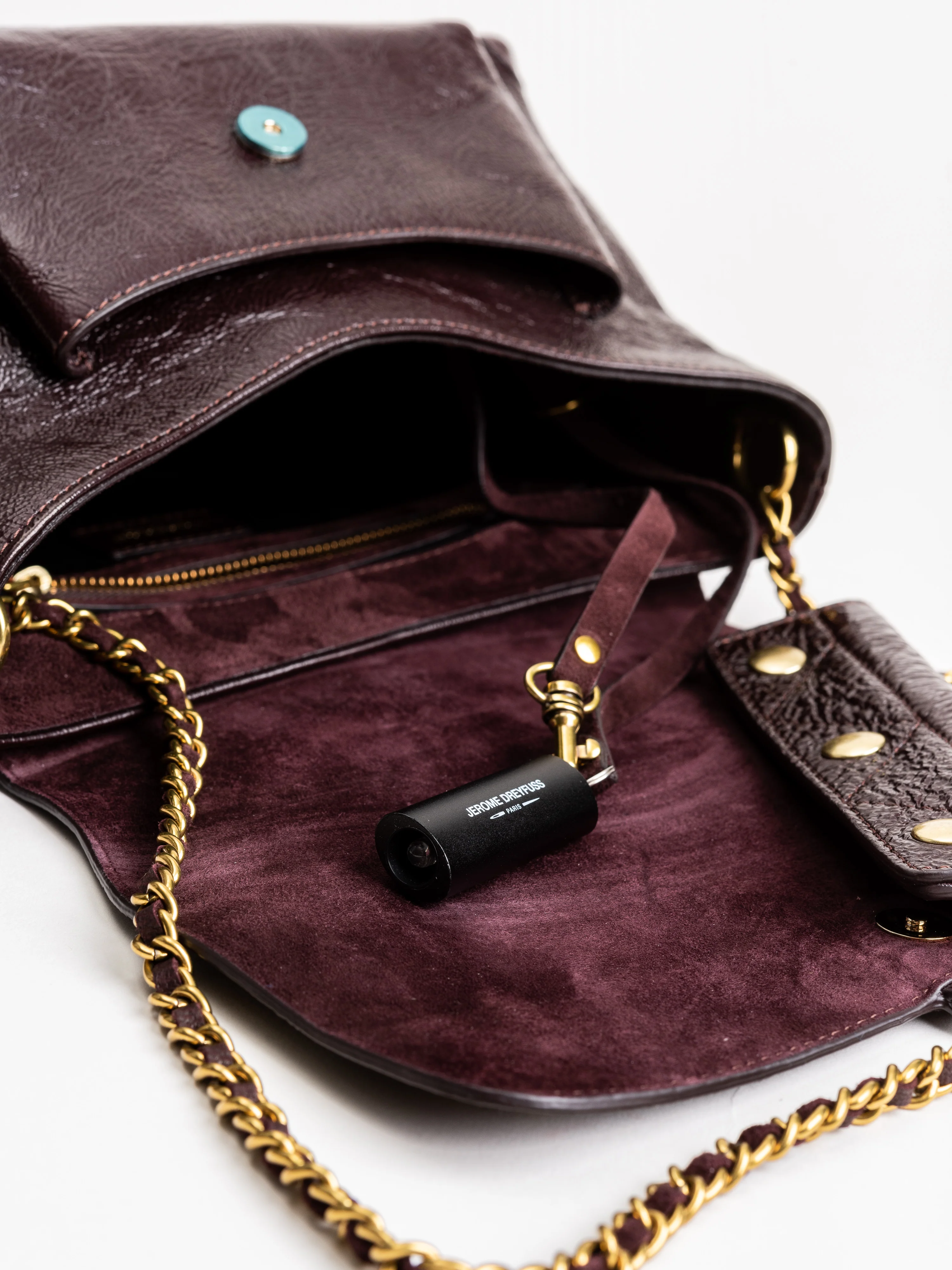 lulu m crossbody - bordeaux lambskin - Image 4