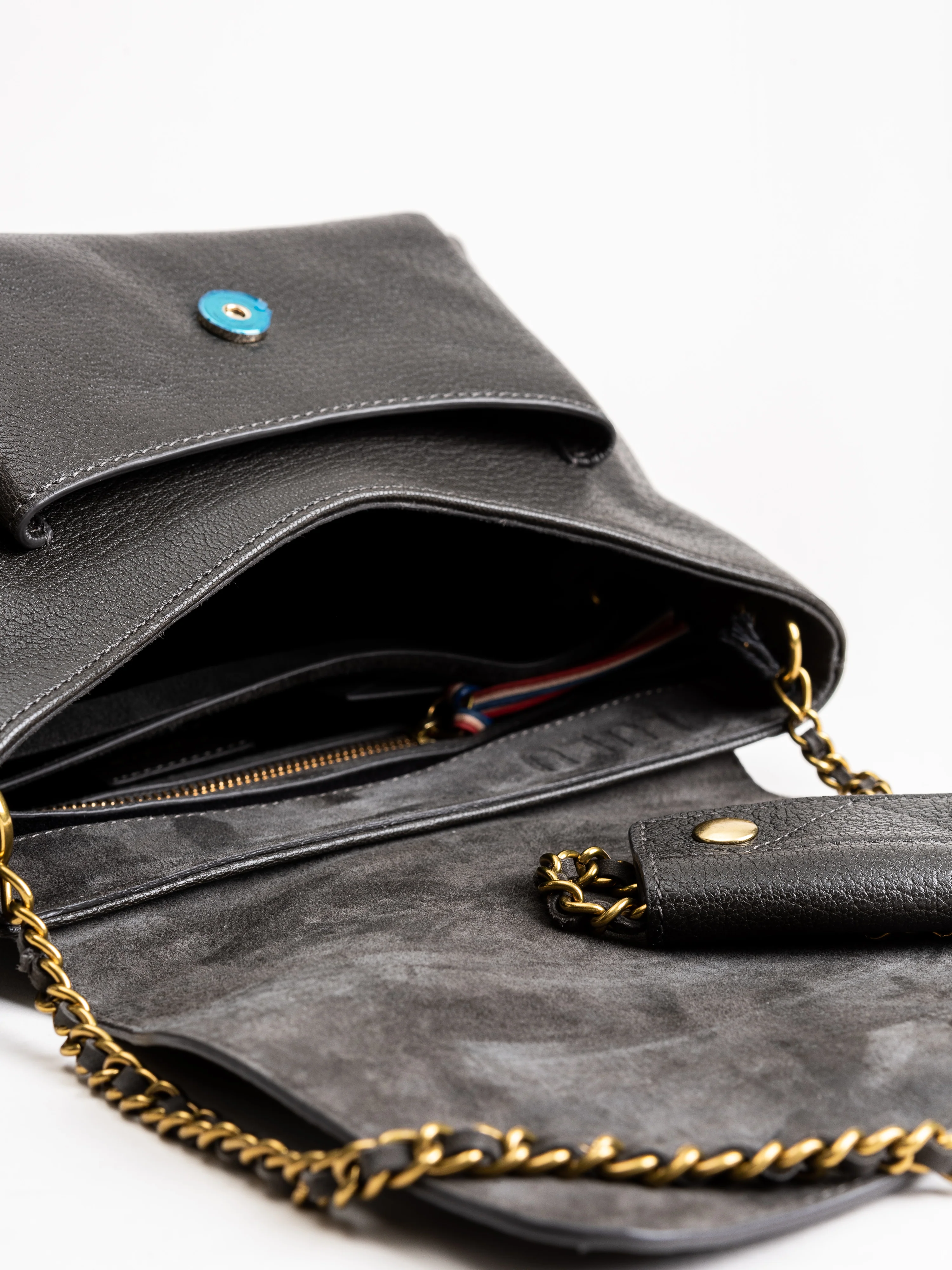 lulu m crossbody bag - goatskin plumb - Image 4