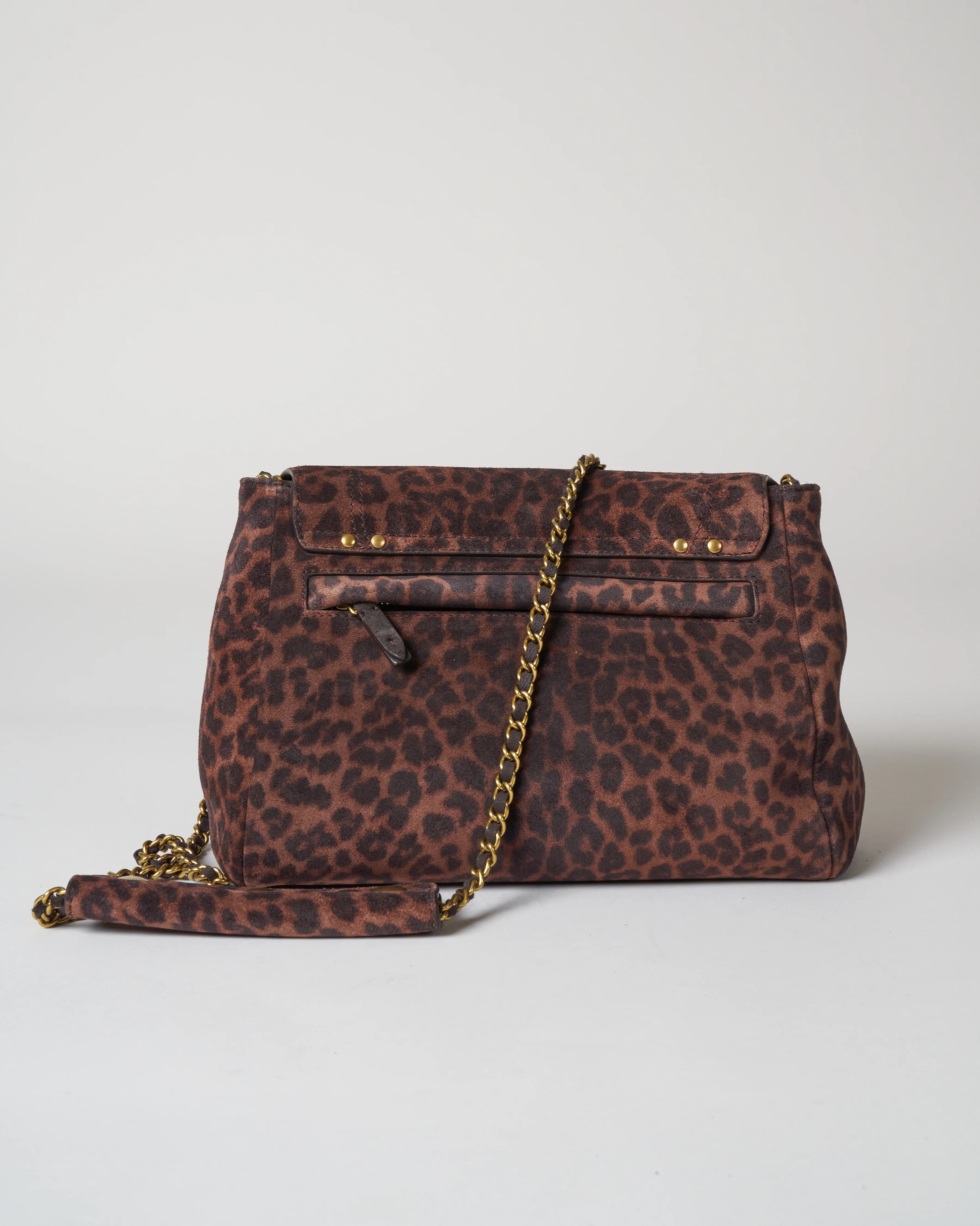lulu m shoulder bag - leopard natural - Image 4
