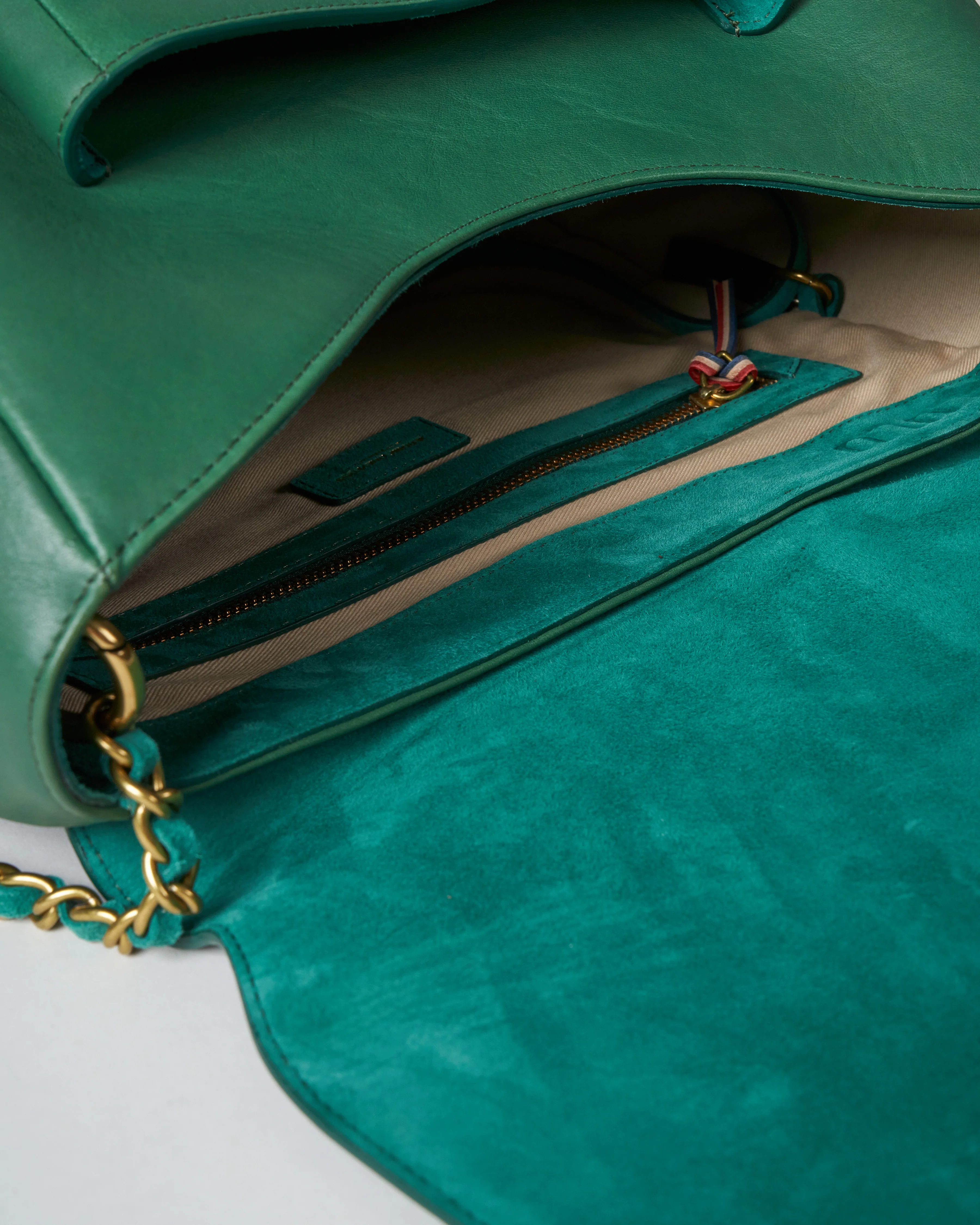 lulu xl shoulder bag - emeraude - Image 6