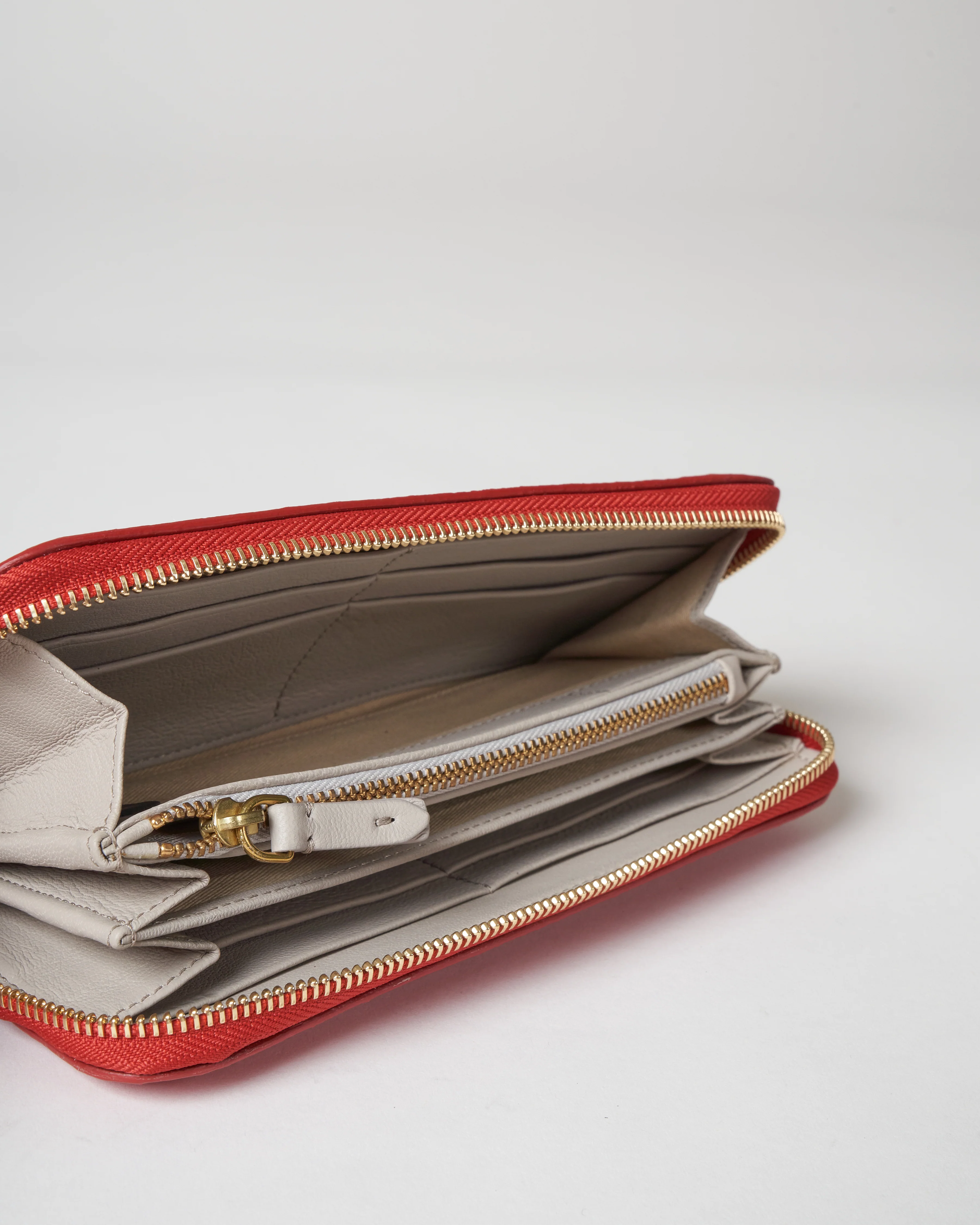 malcolm goatskin wallet - rouge - Image 4
