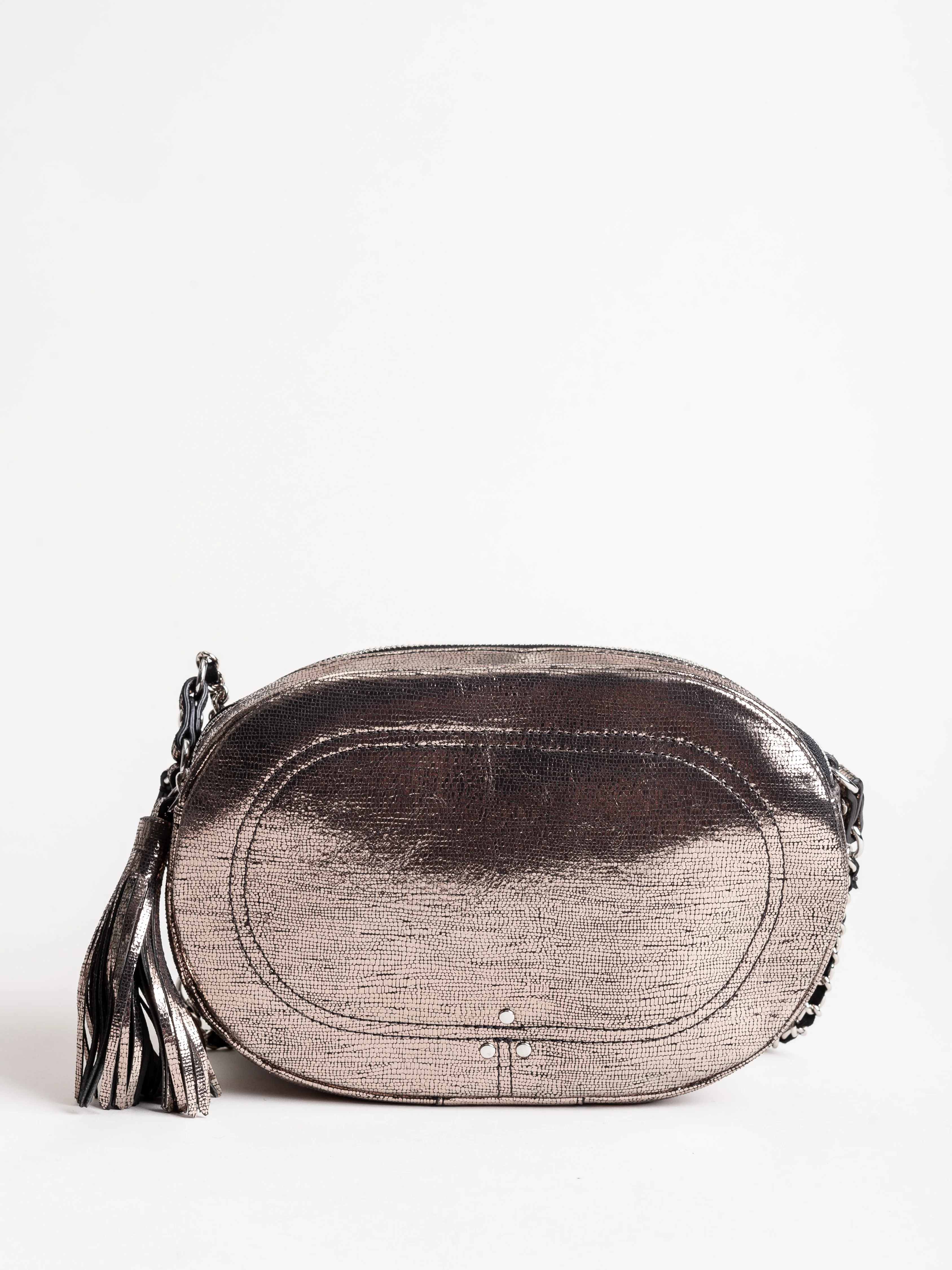 marc goatskin bag - lame champagne - Image 3