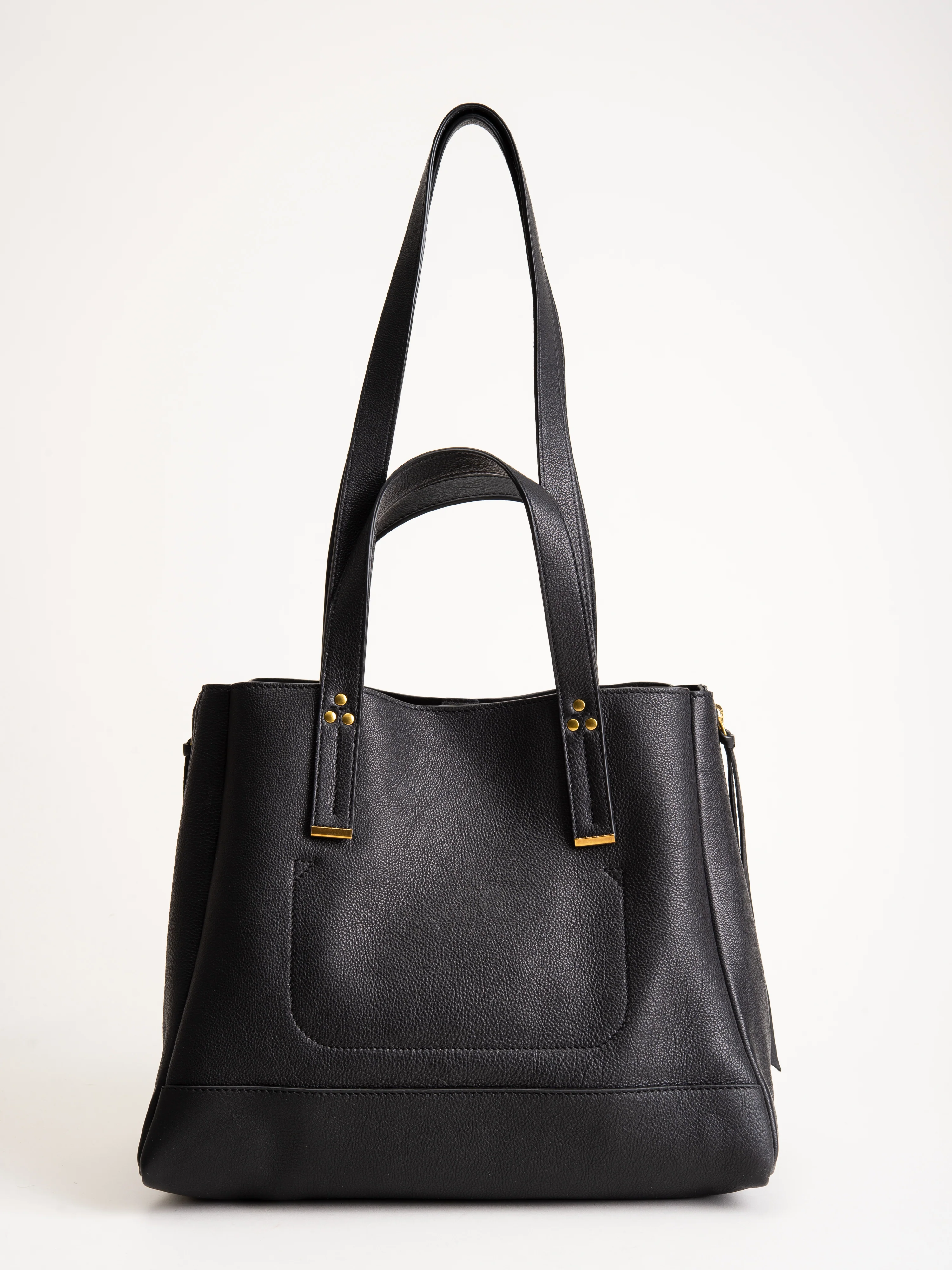 medium georges tote - noir brass - Image 2