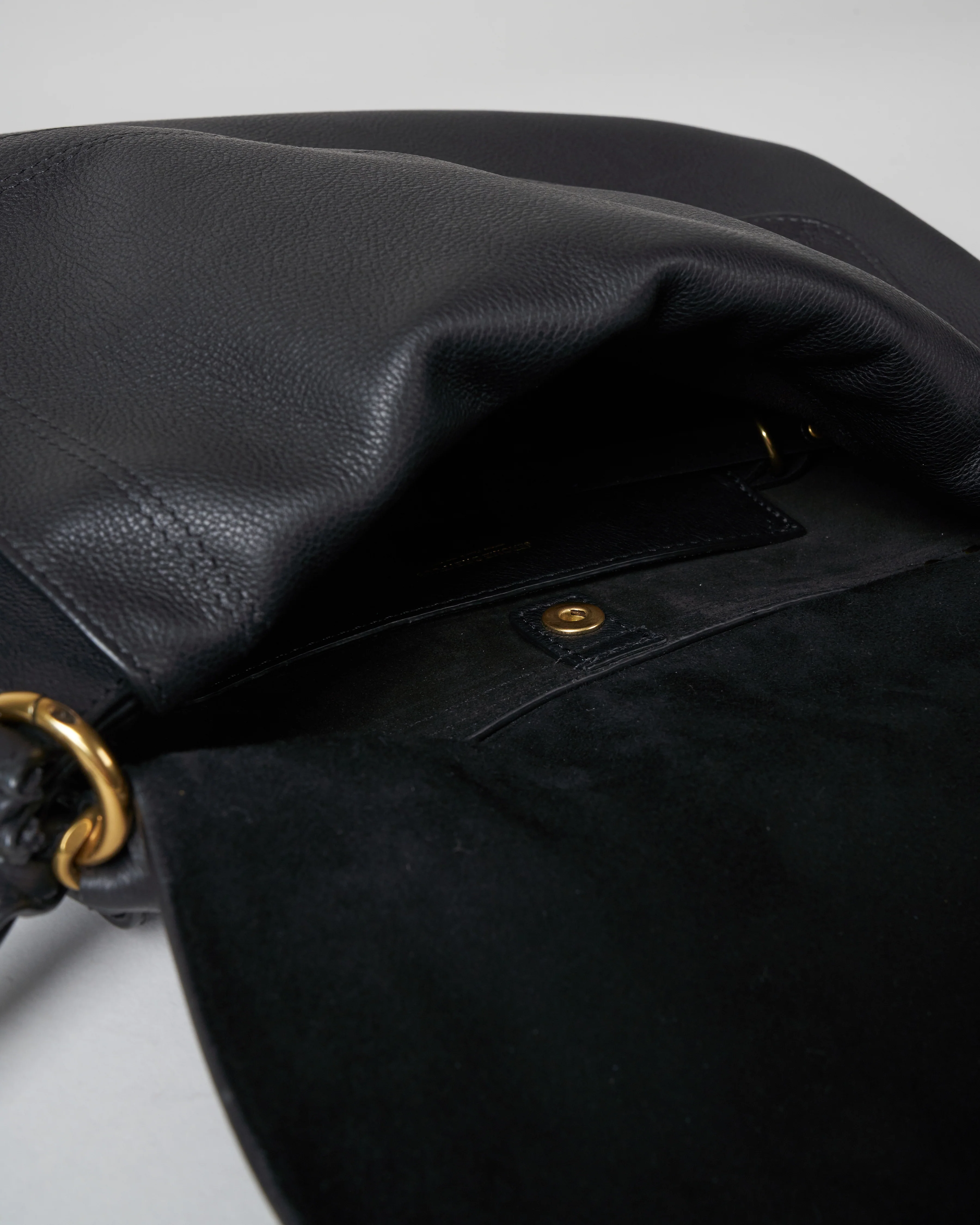 oscar calfskin bag - noir brass - Image 5