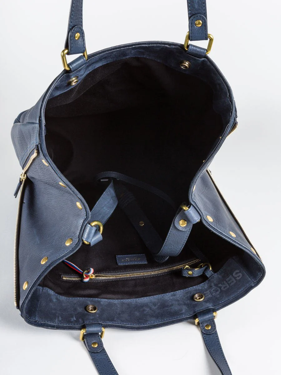 serge tote - navy - Image 7