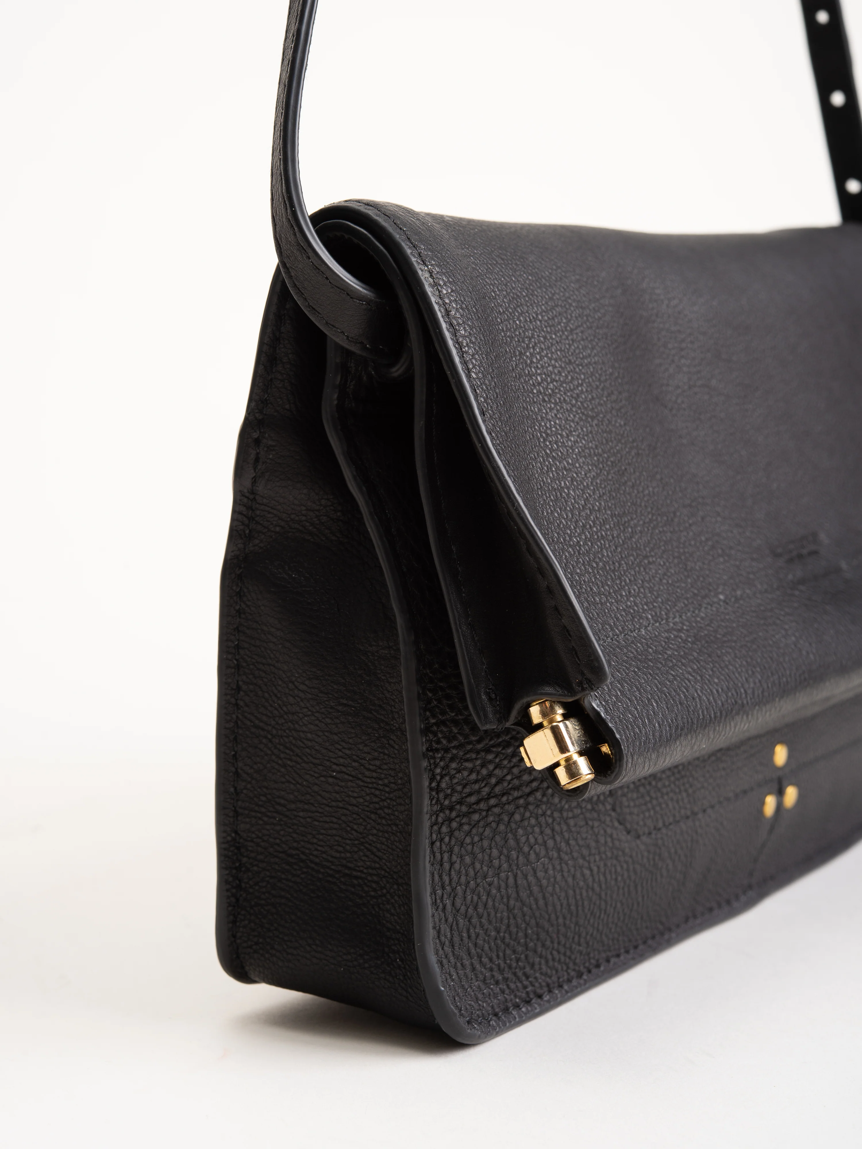 yves shoulder bag - noir brass - Image 4