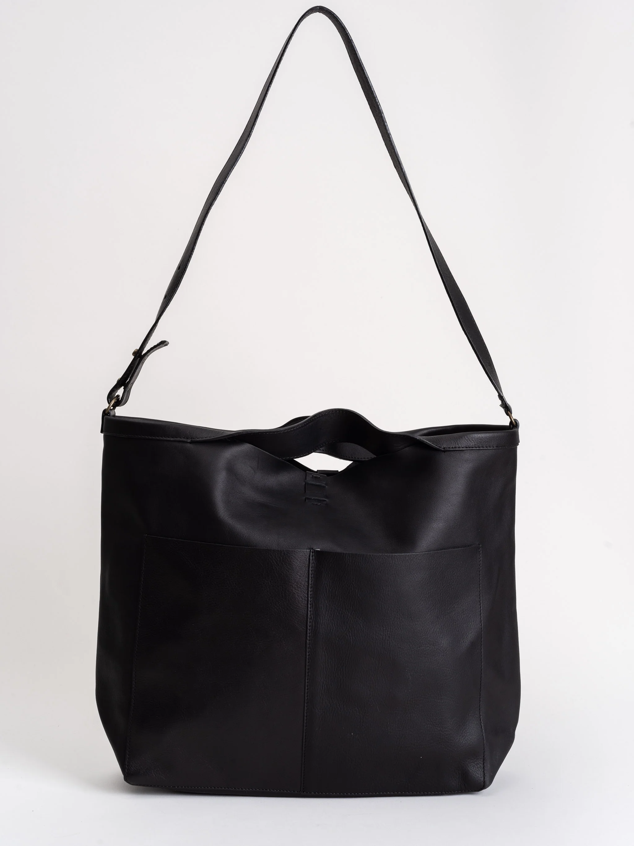 shopper tote- jet black - Image 2