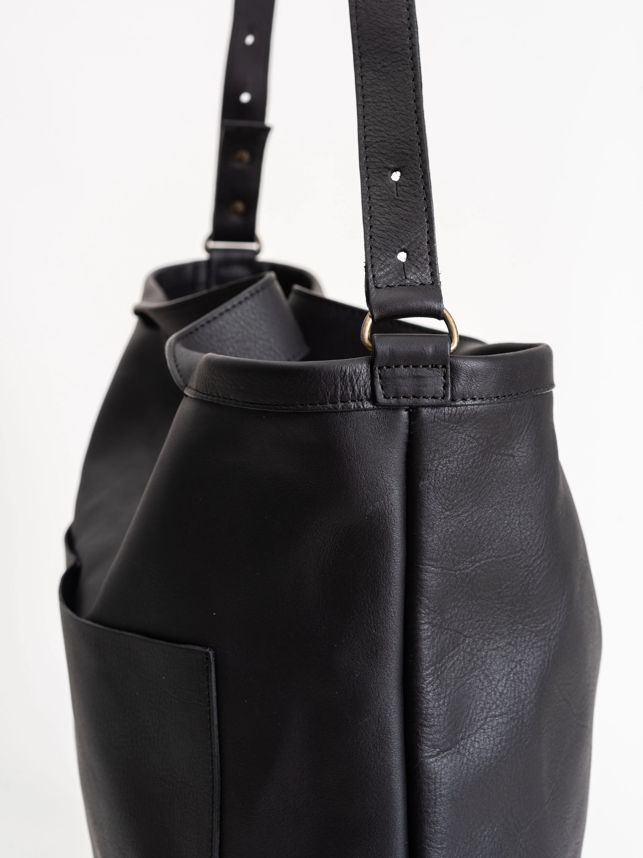 shopper tote- jet black - Image 3