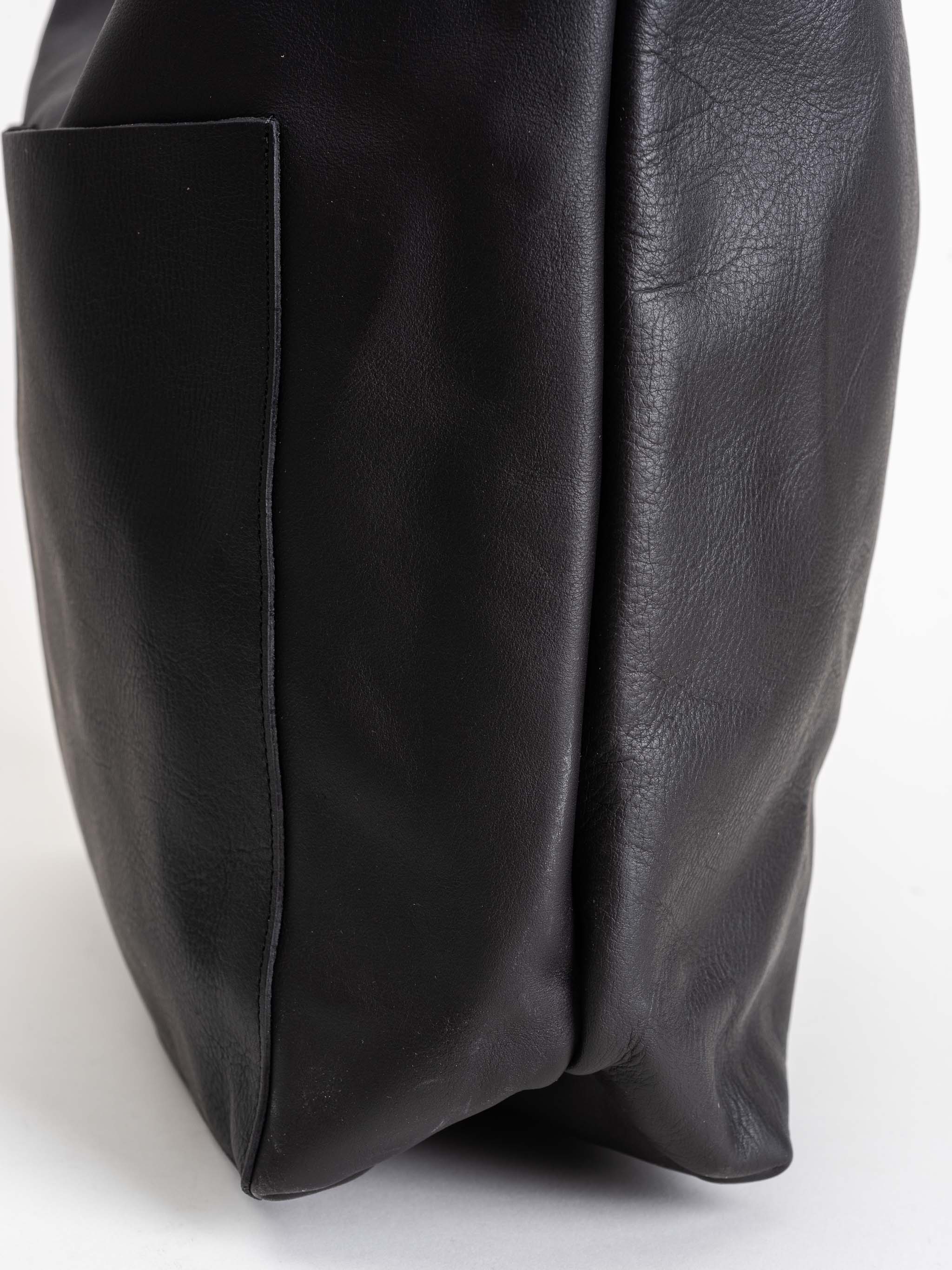 shopper tote- jet black - Image 4