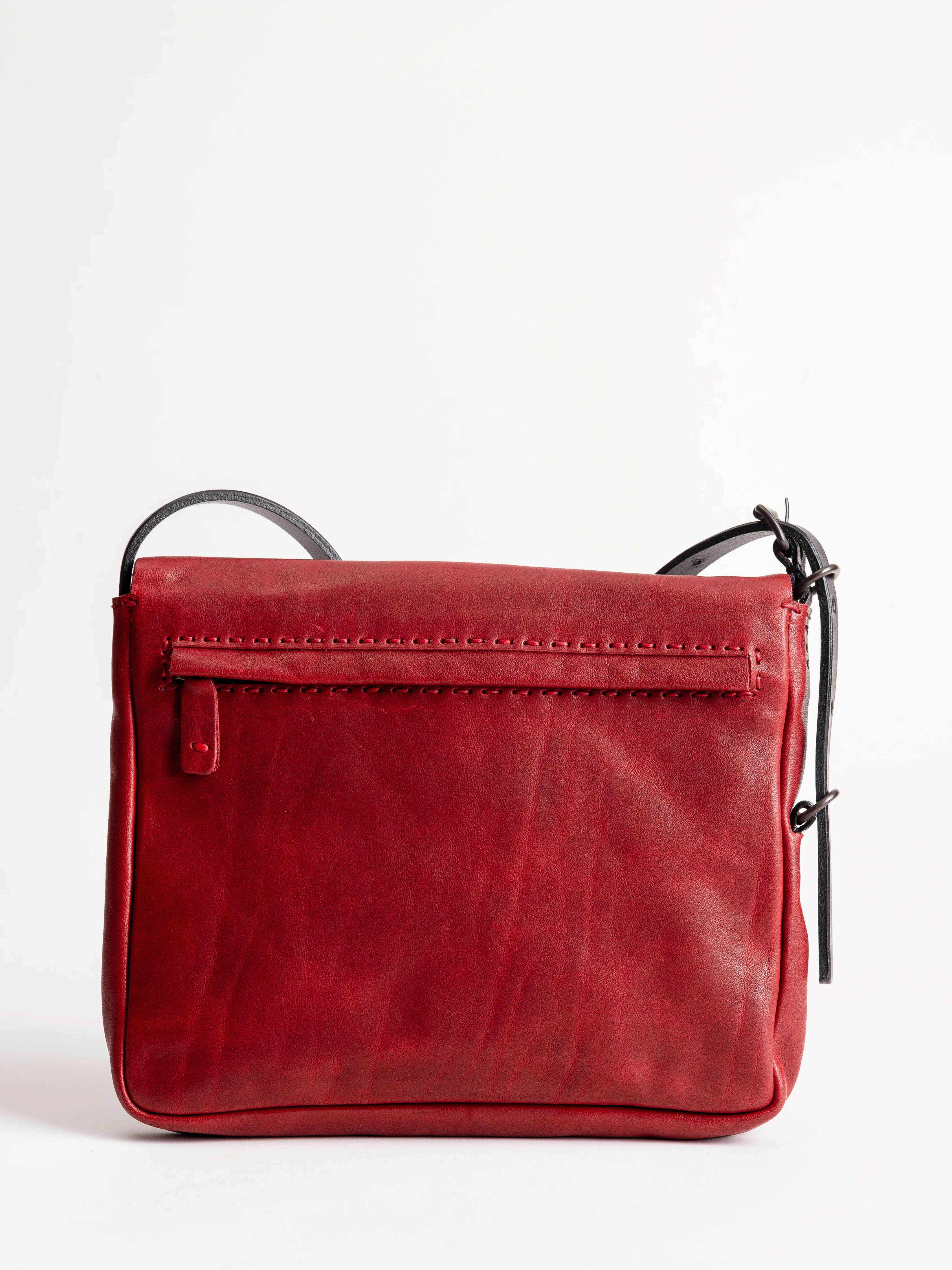 leather bag - red - Image 2