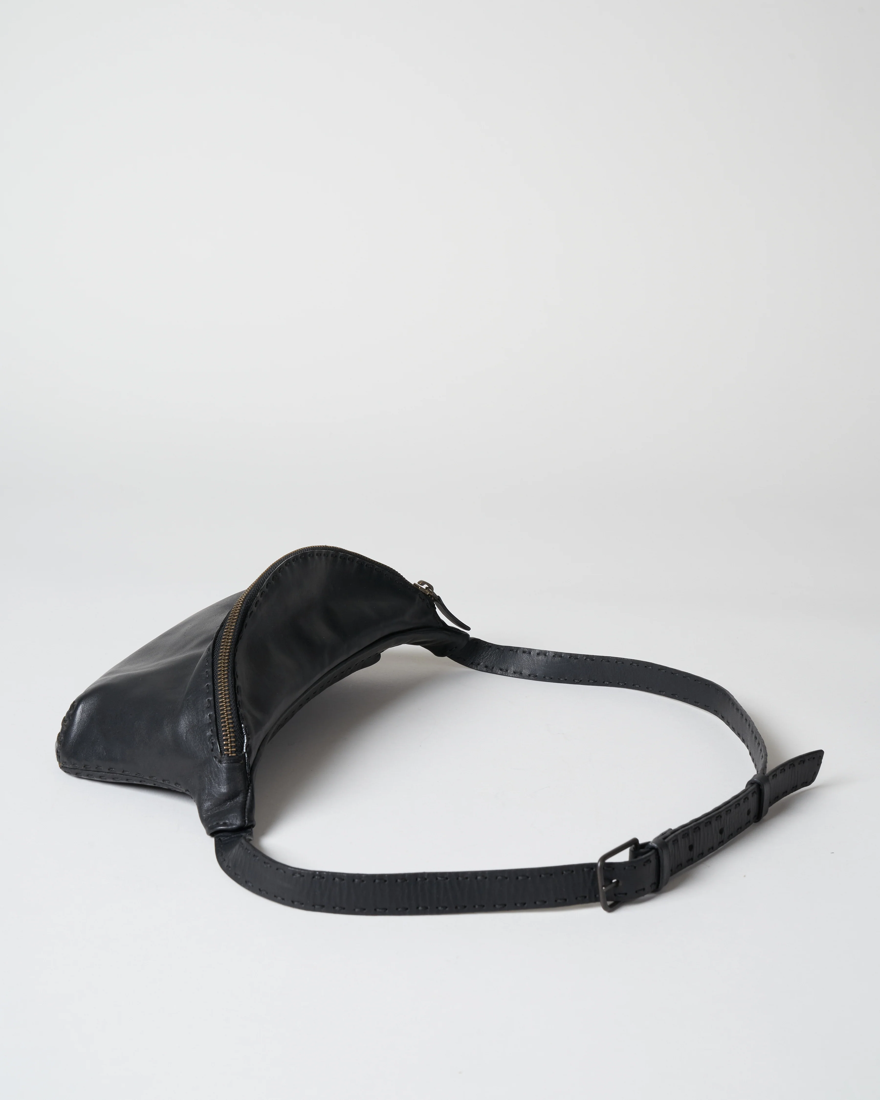 leather belt bag - black/ox - Image 3