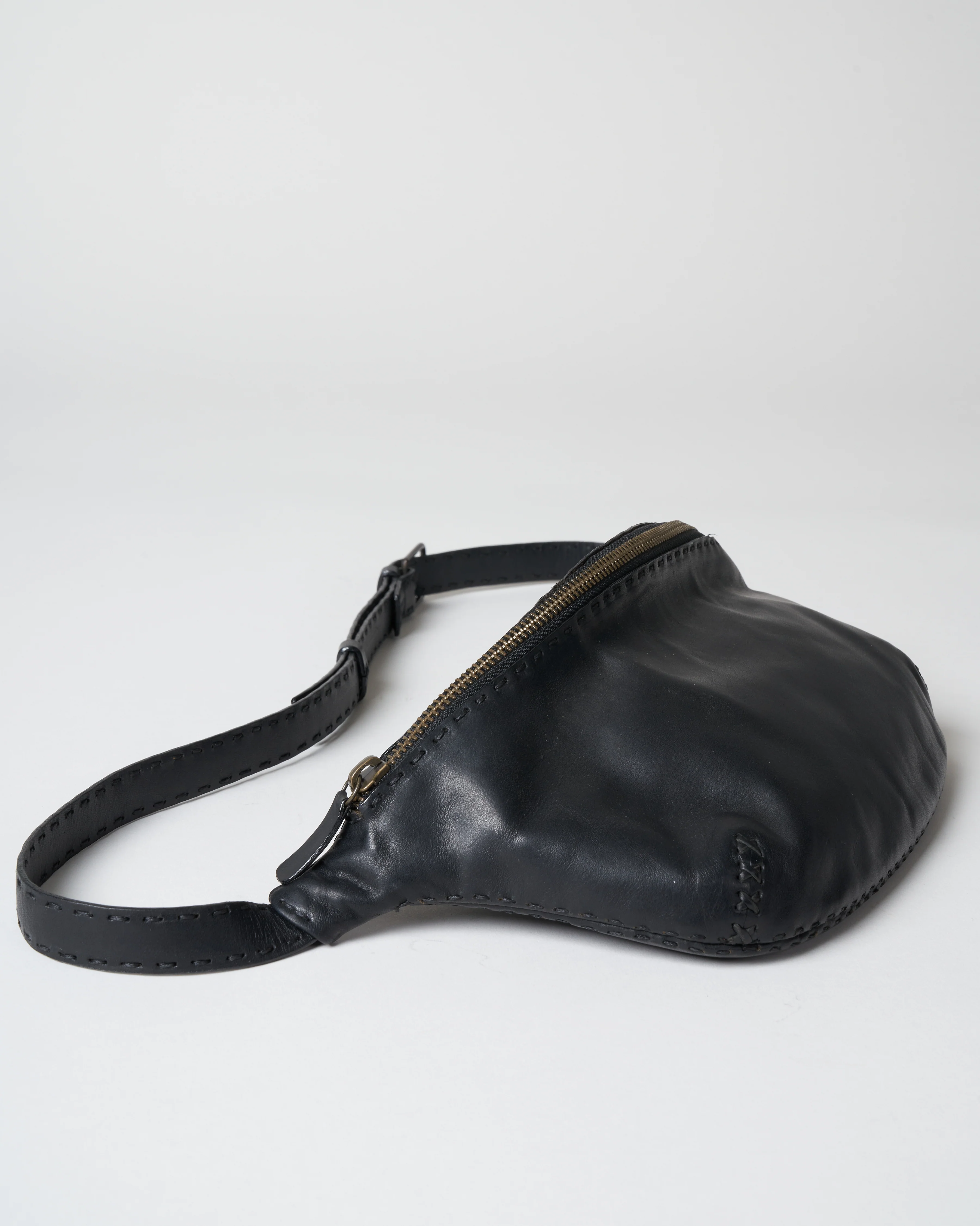 leather belt bag - black/ox - Image 4