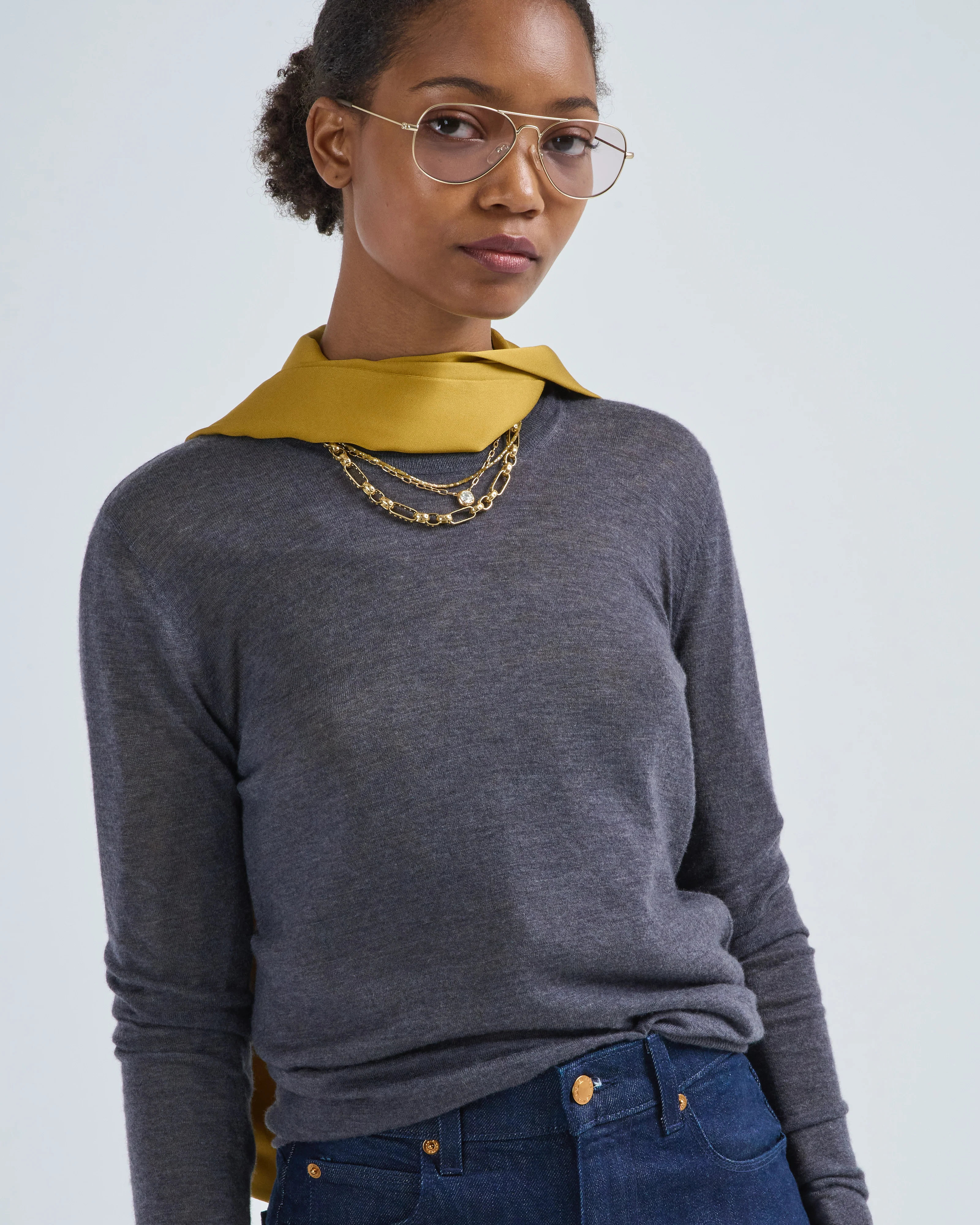 cashair round neck sweater - Image 5