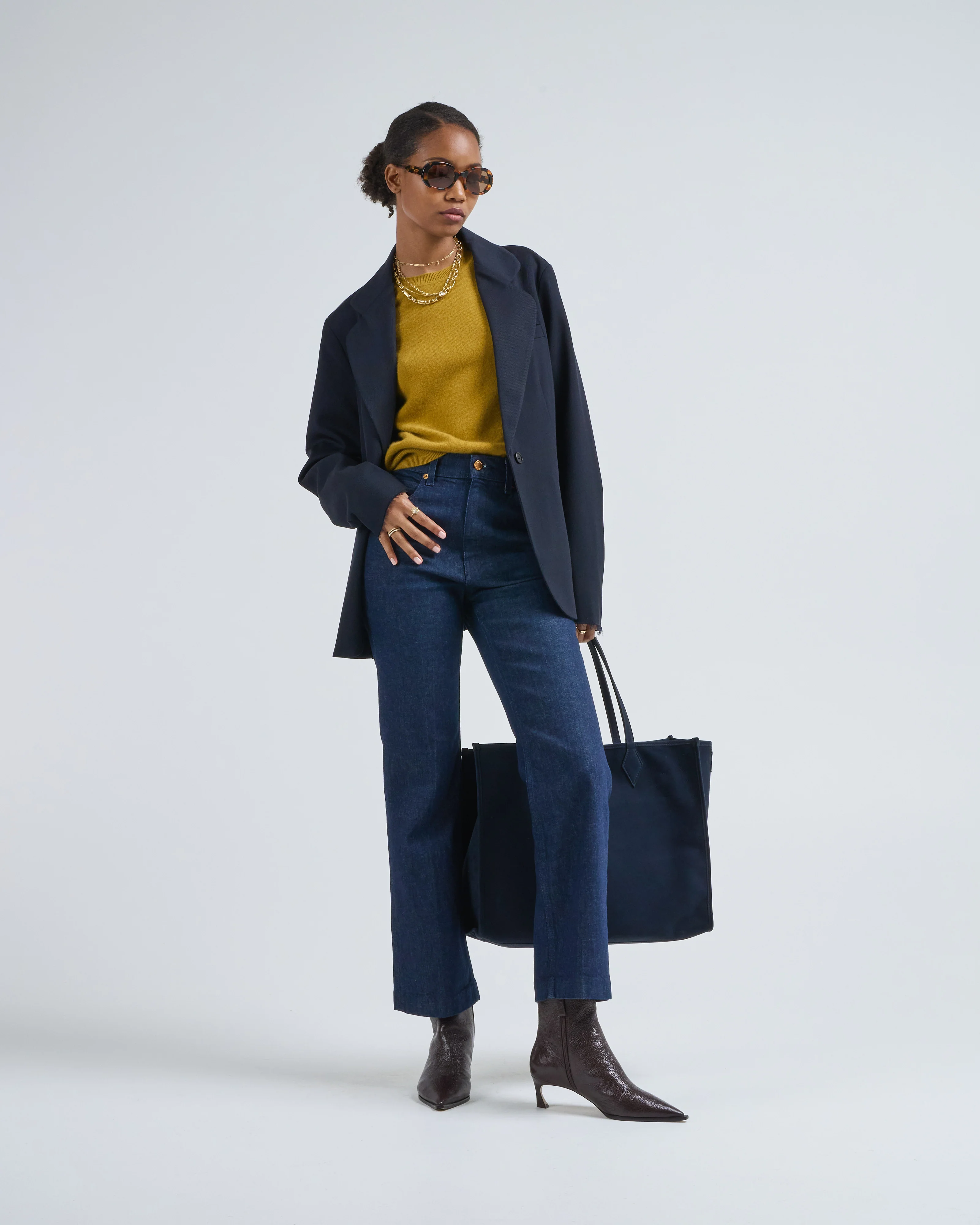 cashmere round neck sweater