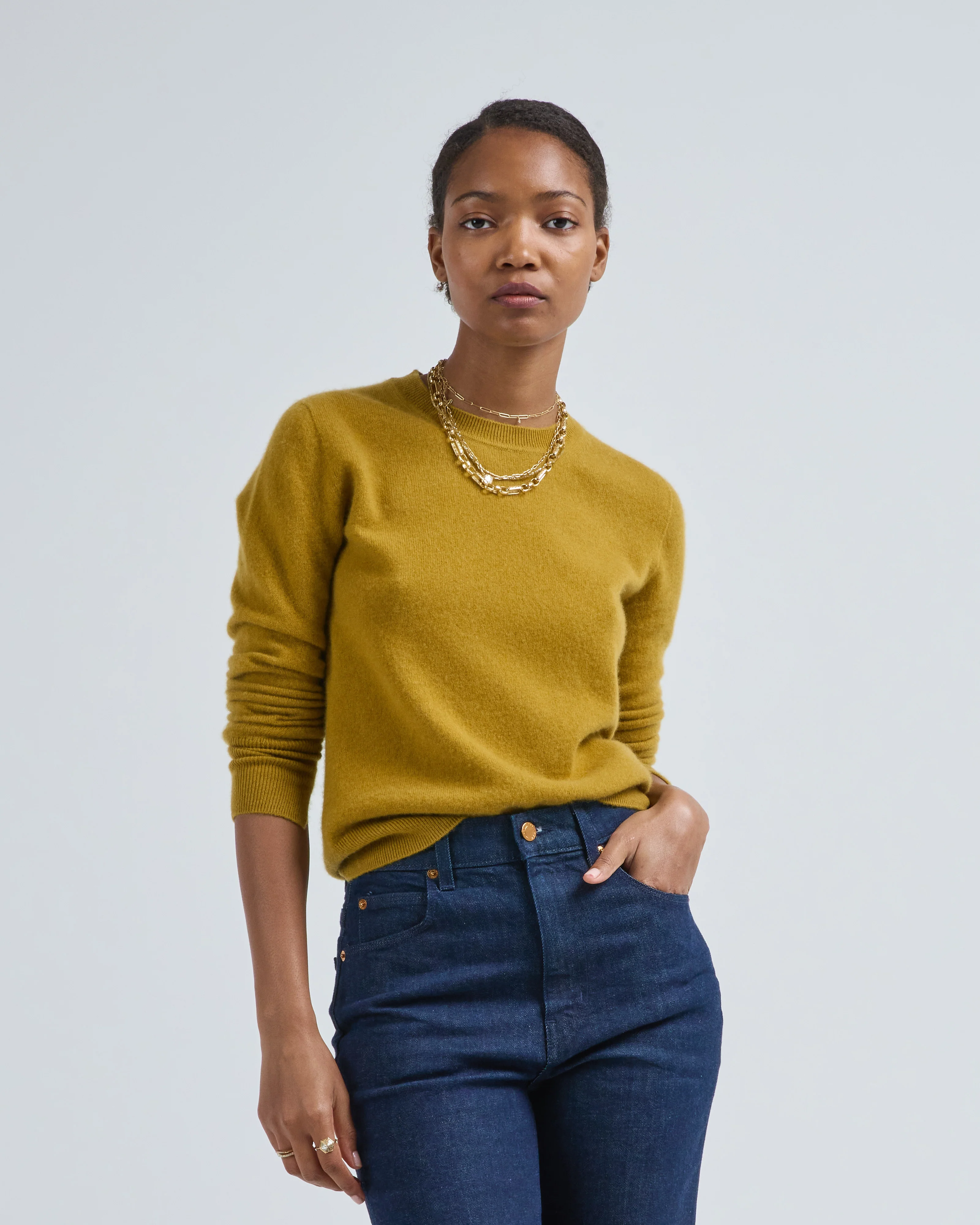 cashmere round neck sweater - Image 2
