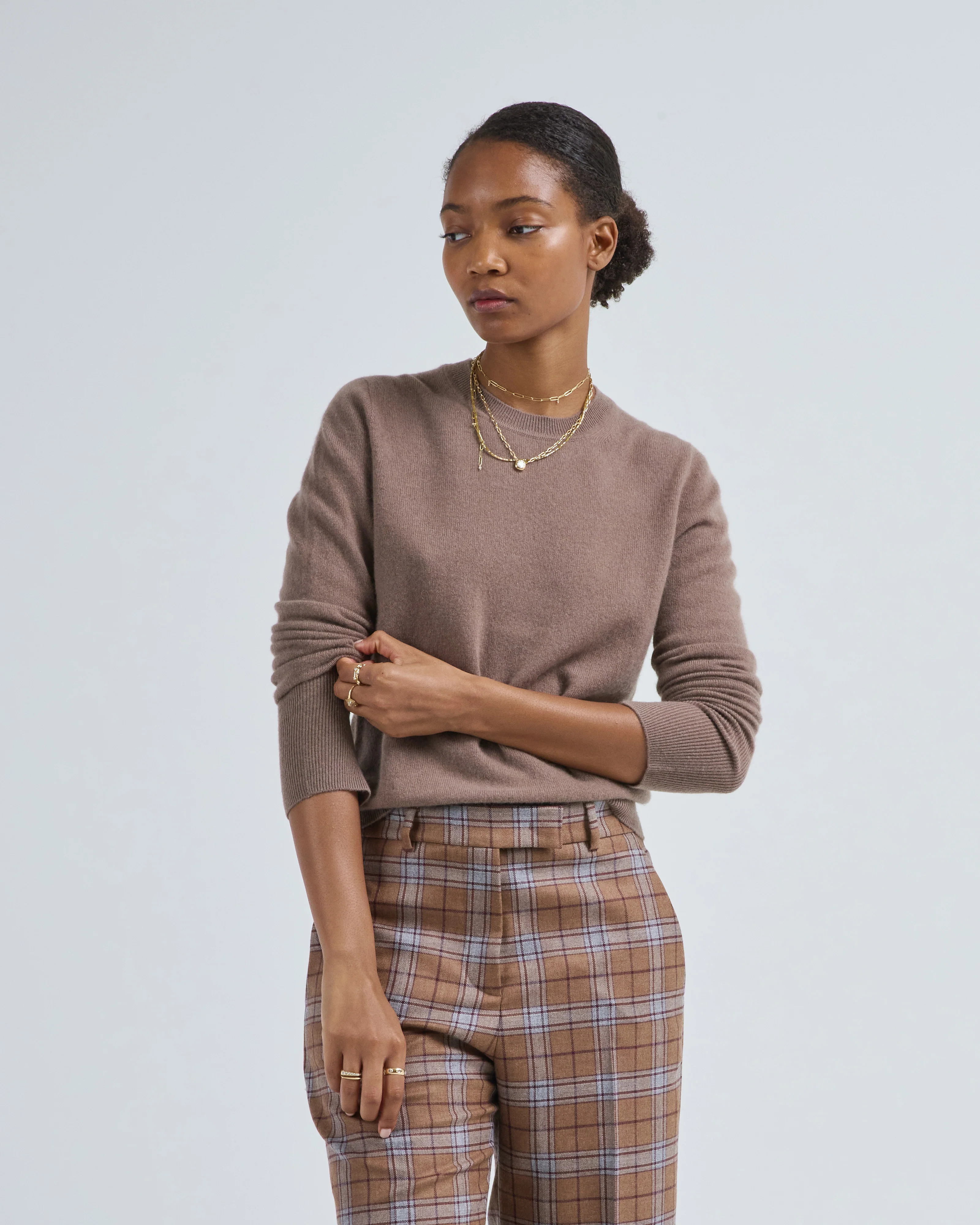 cashmere round neck sweater - Image 2