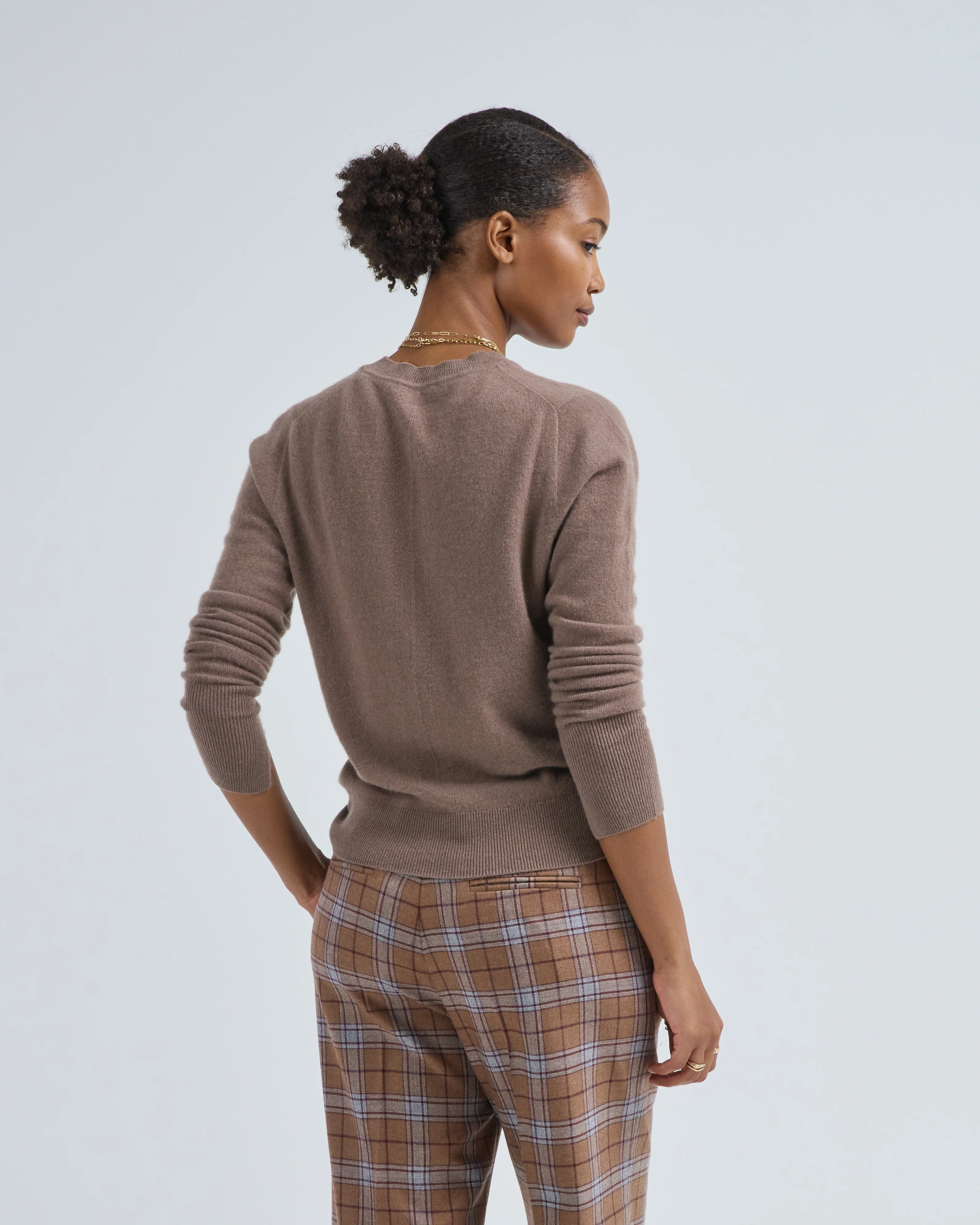 cashmere round neck sweater - Image 4