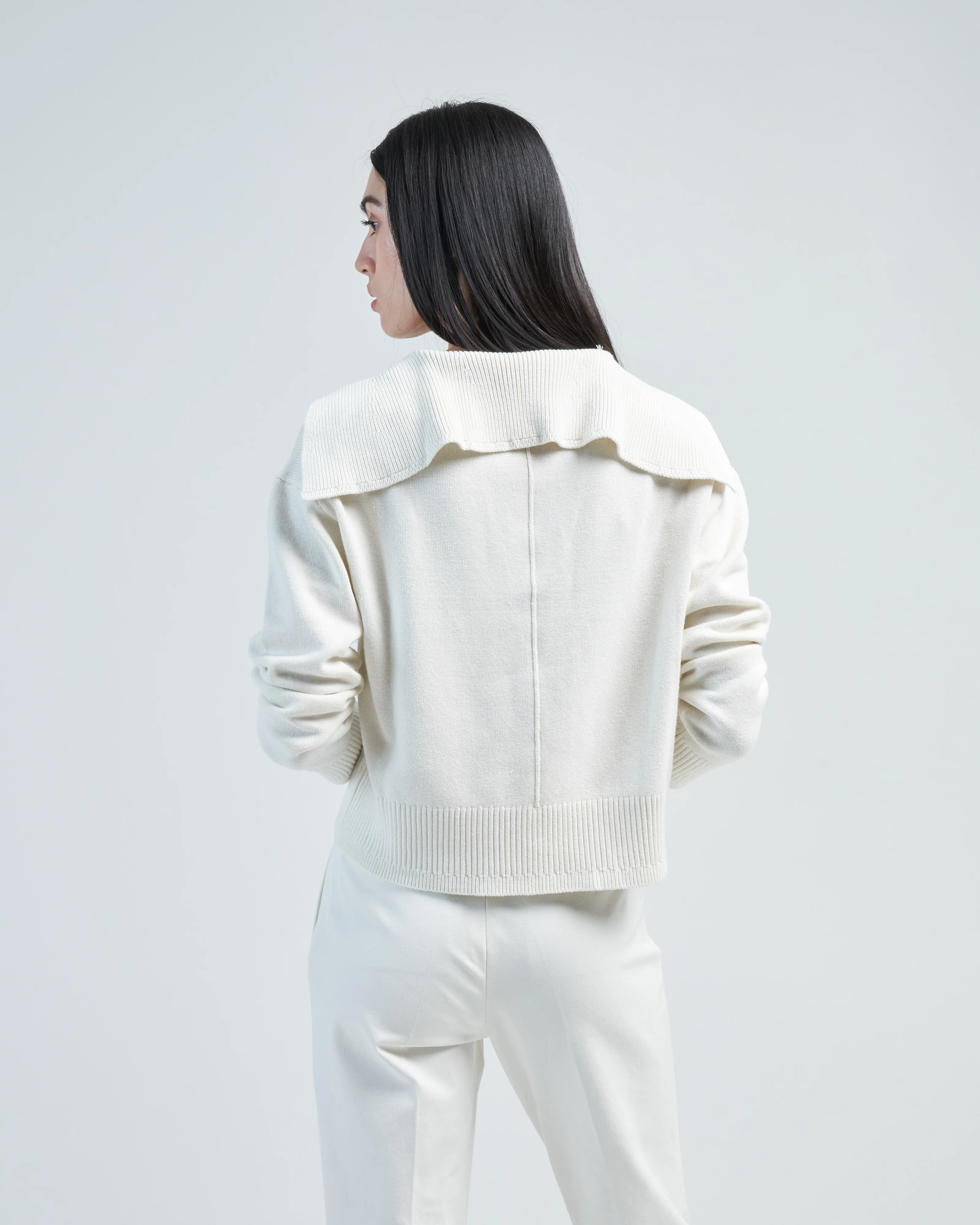 cashmere silk polo - Image 4