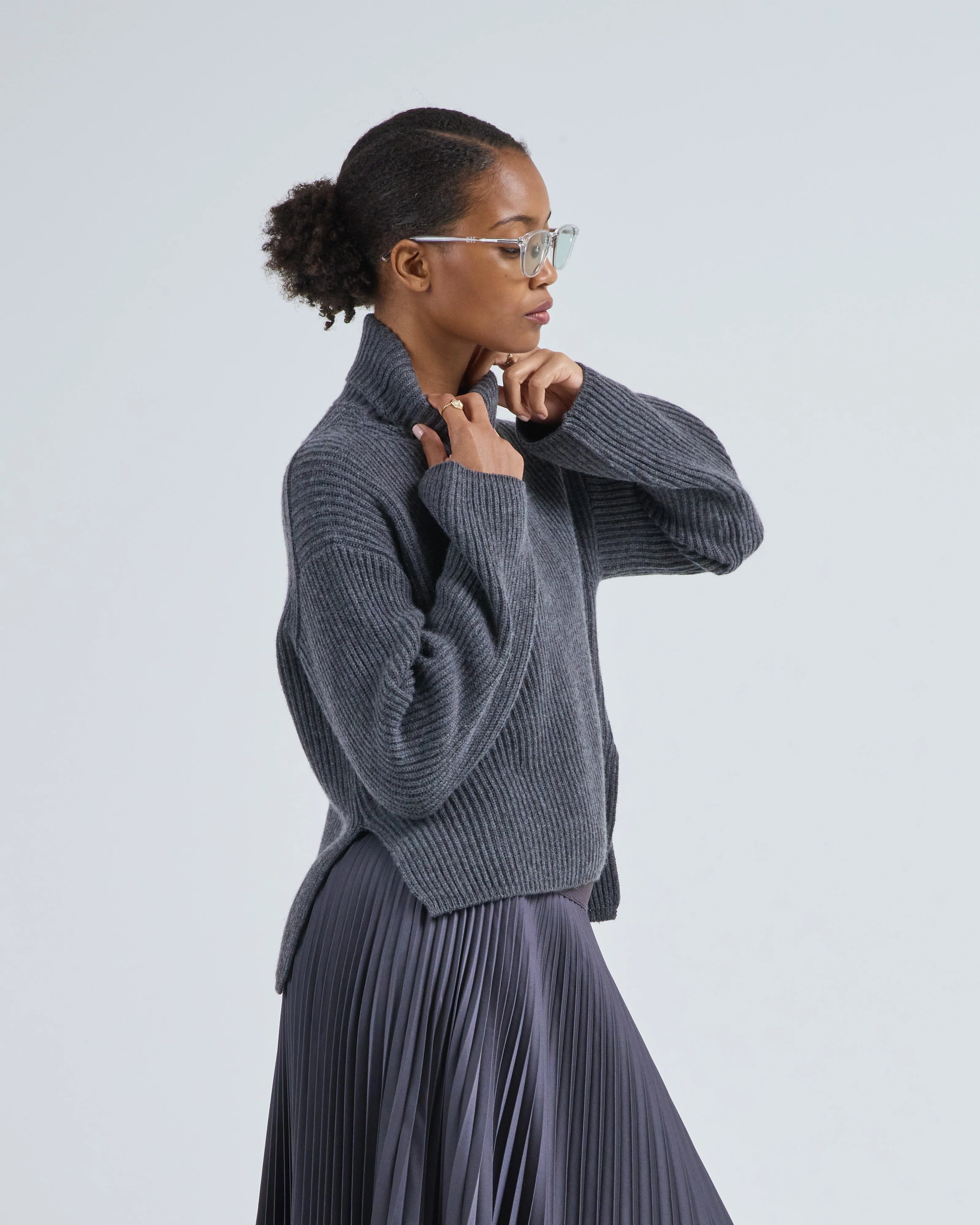 high neck new sweater
