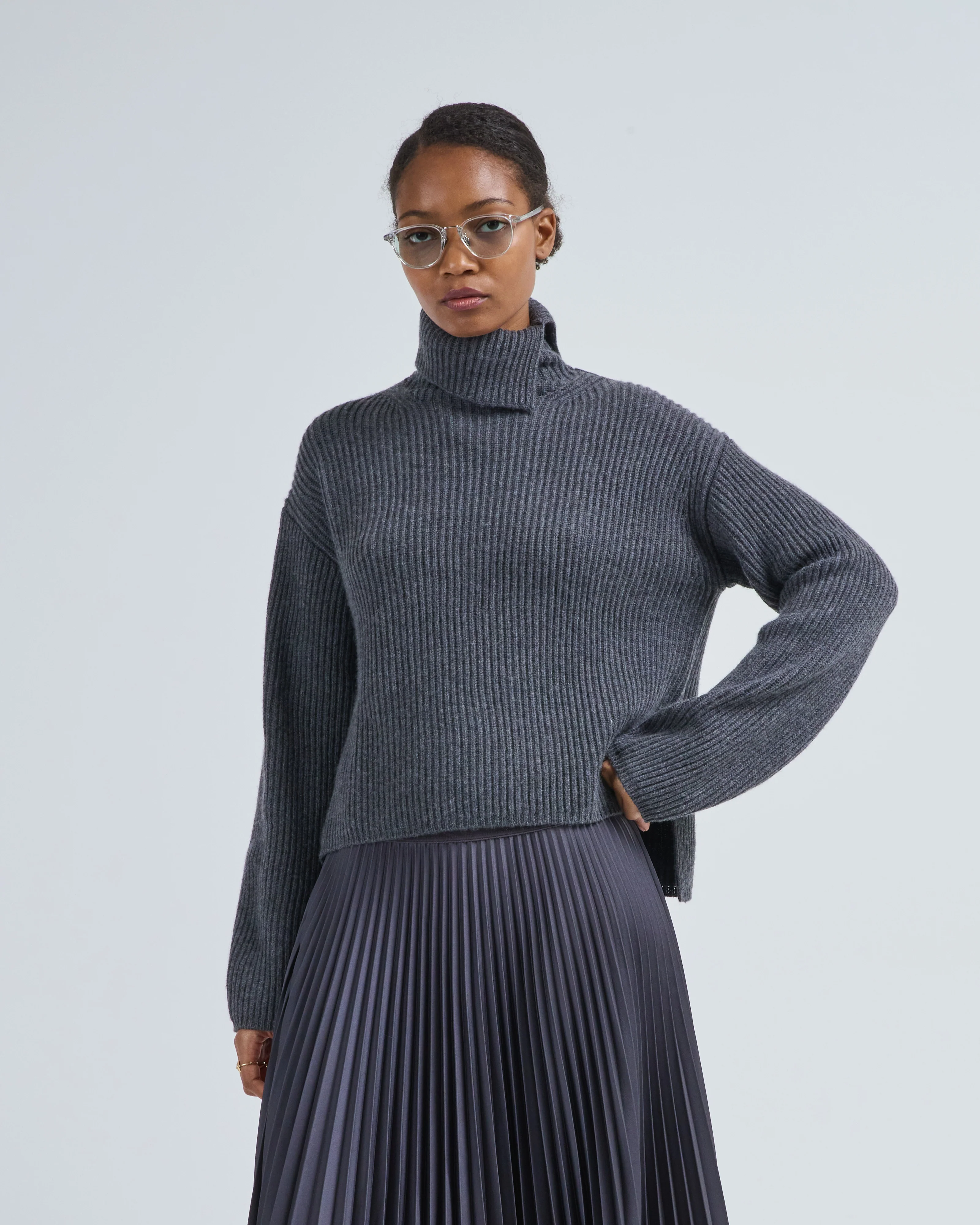 high neck new sweater - Image 2