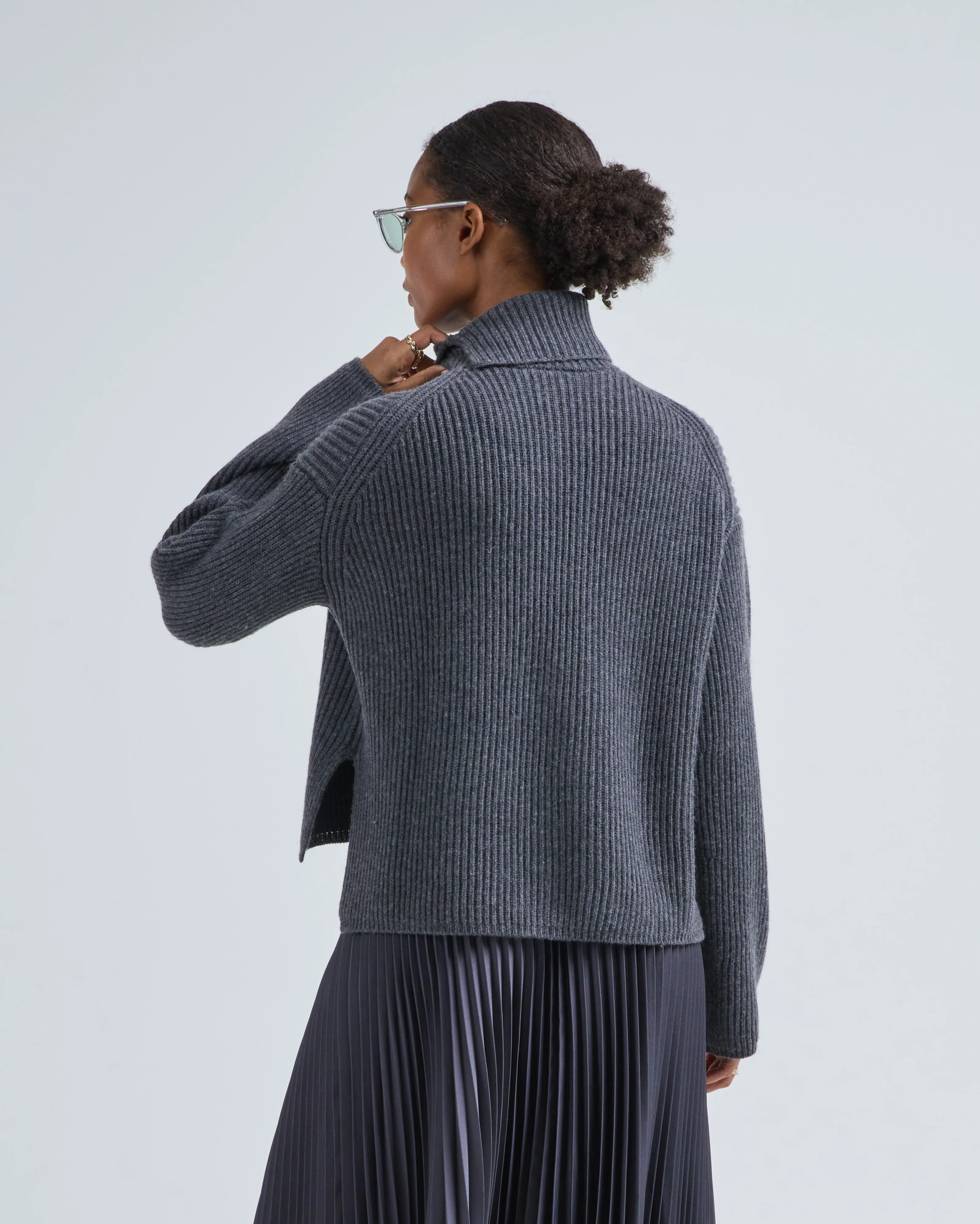 high neck new sweater - Image 3