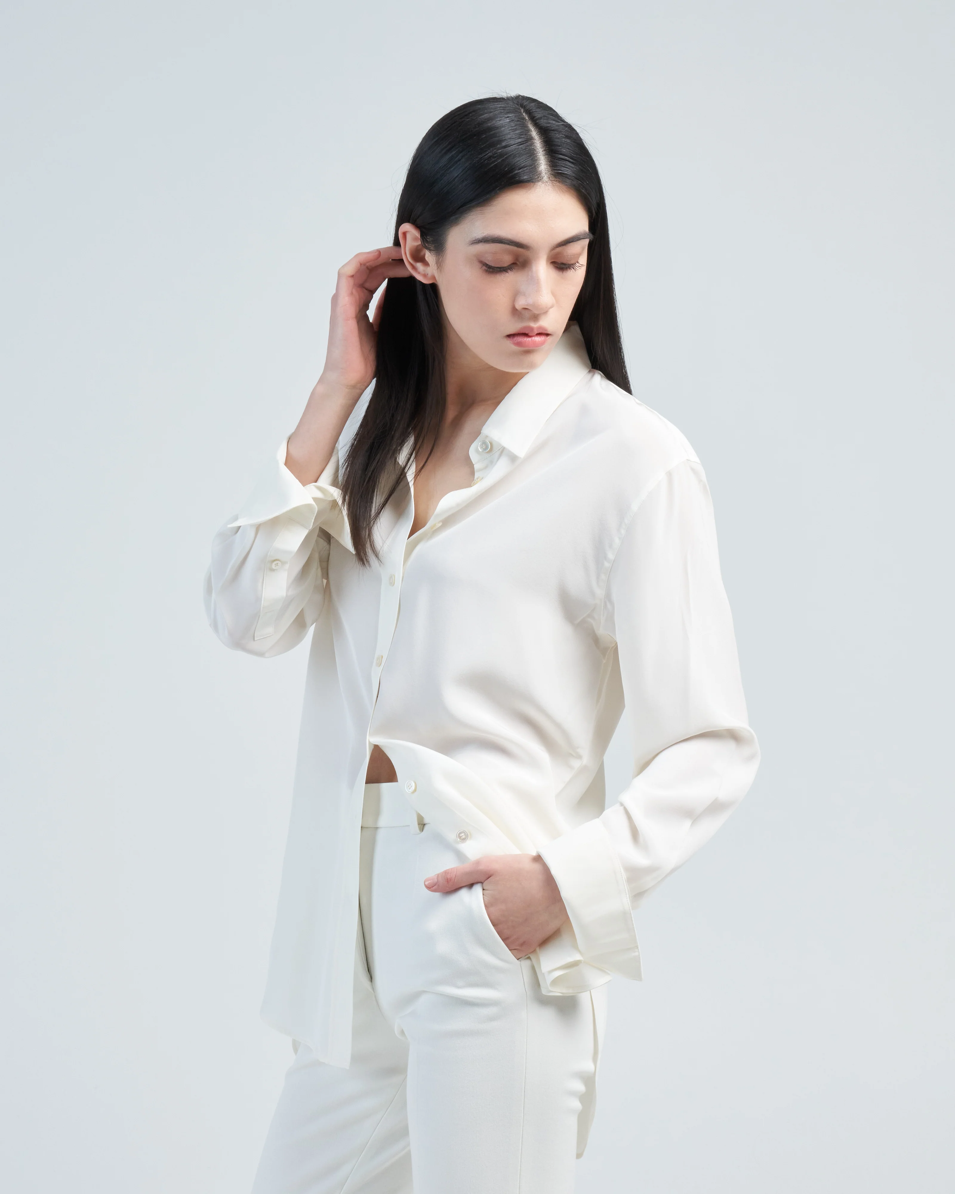 joe silk blouse - Image 4