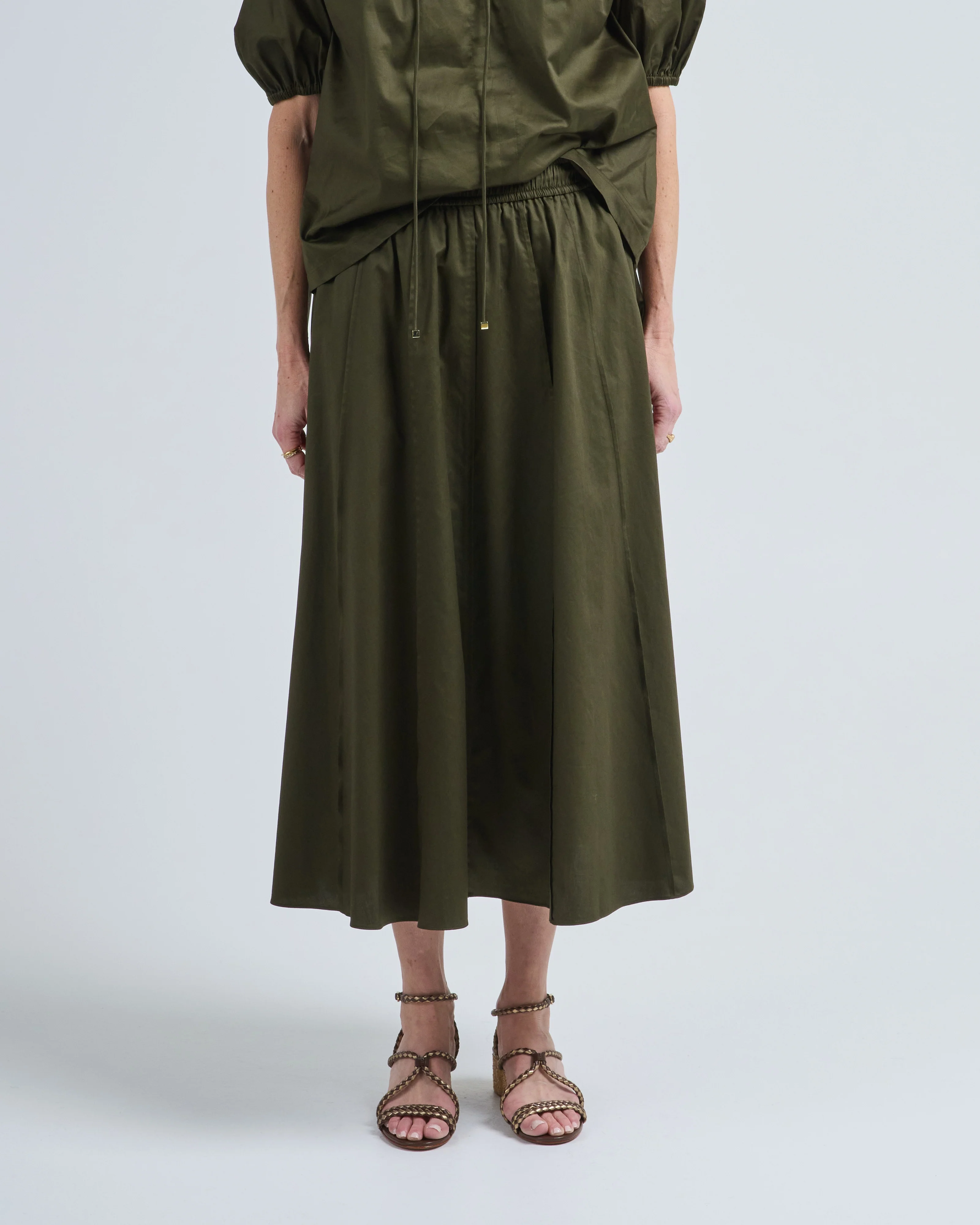 manar cotton sateen skirt - Image 2