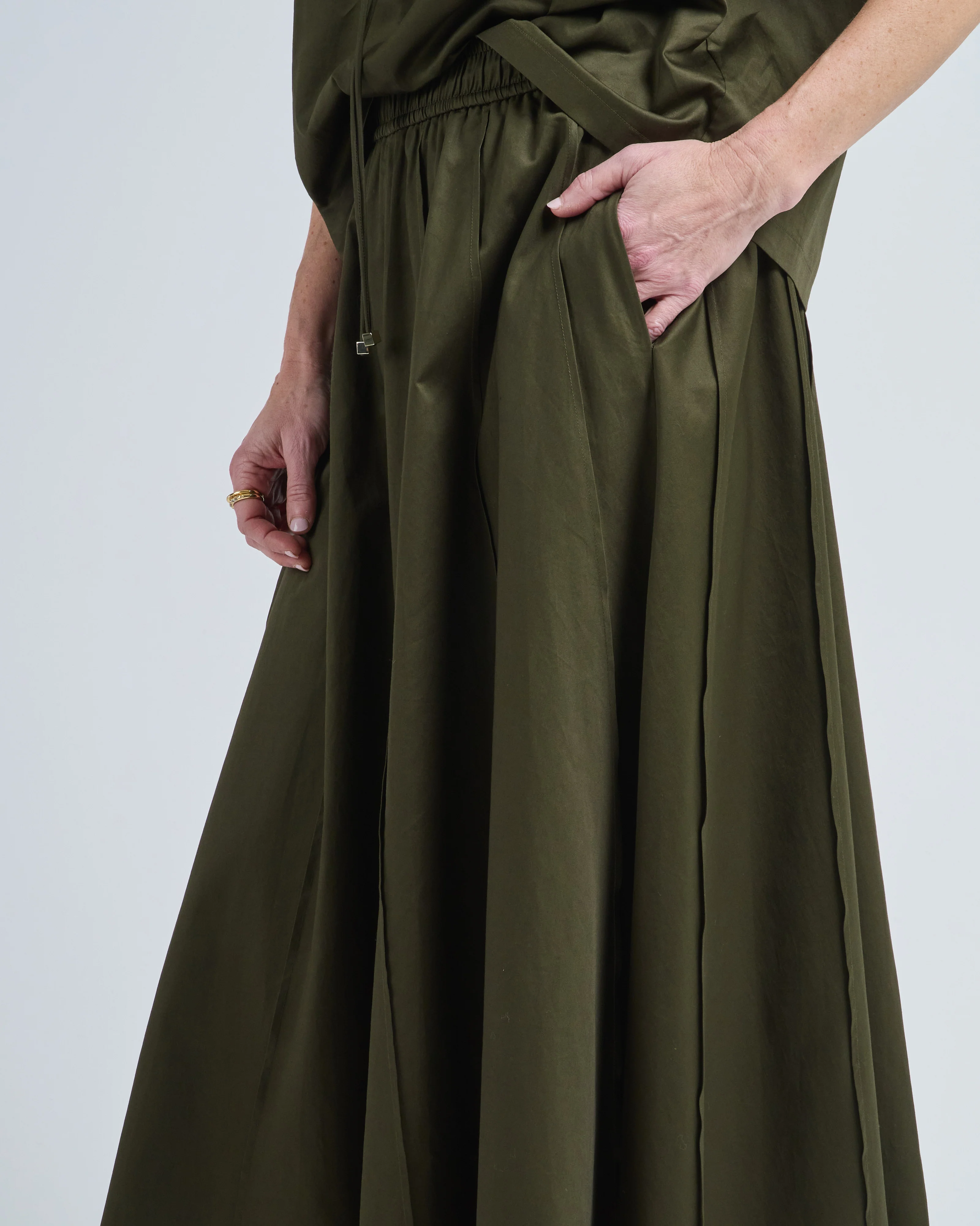 manar cotton sateen skirt - Image 5