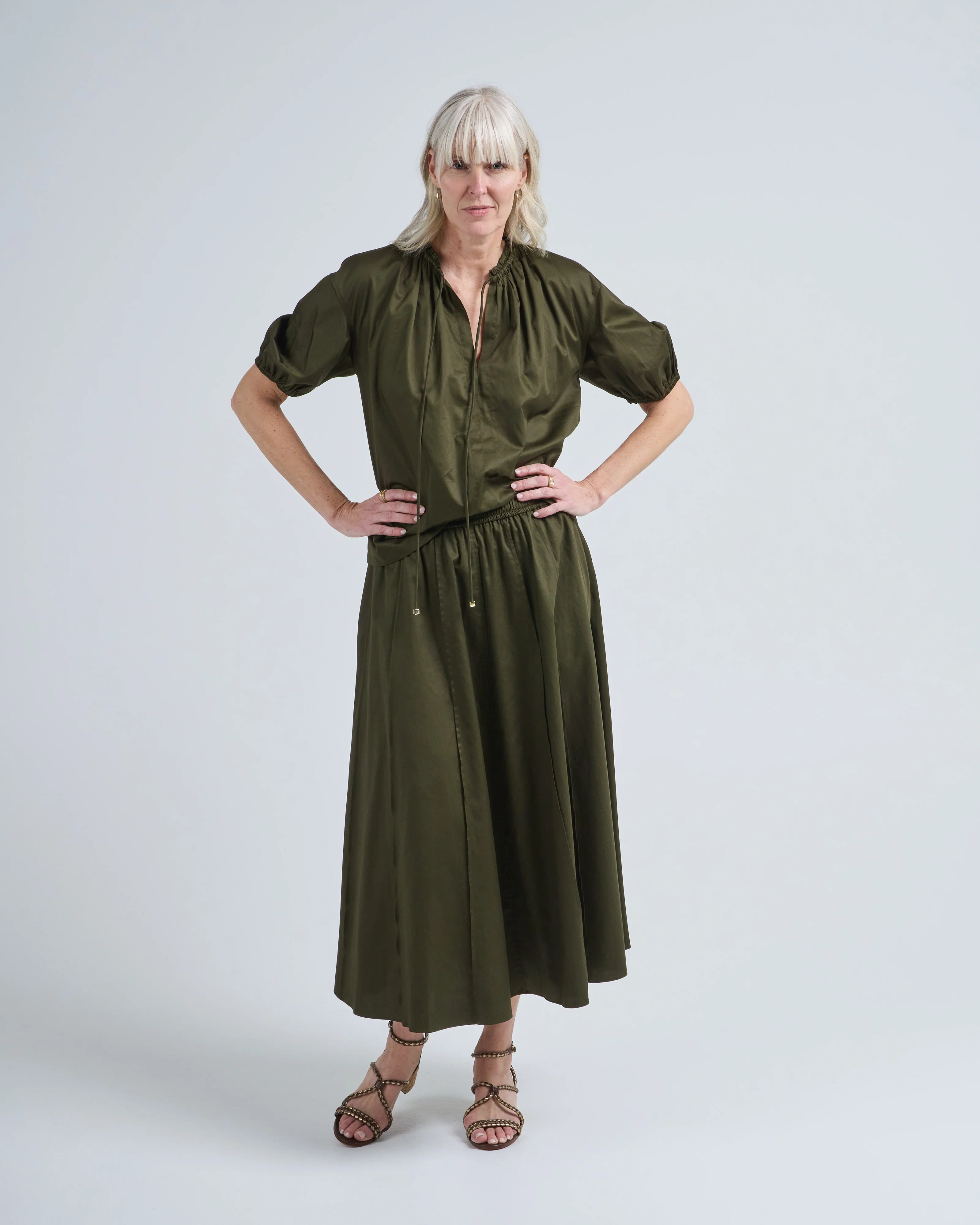 nador cotton sateen top - Image 2