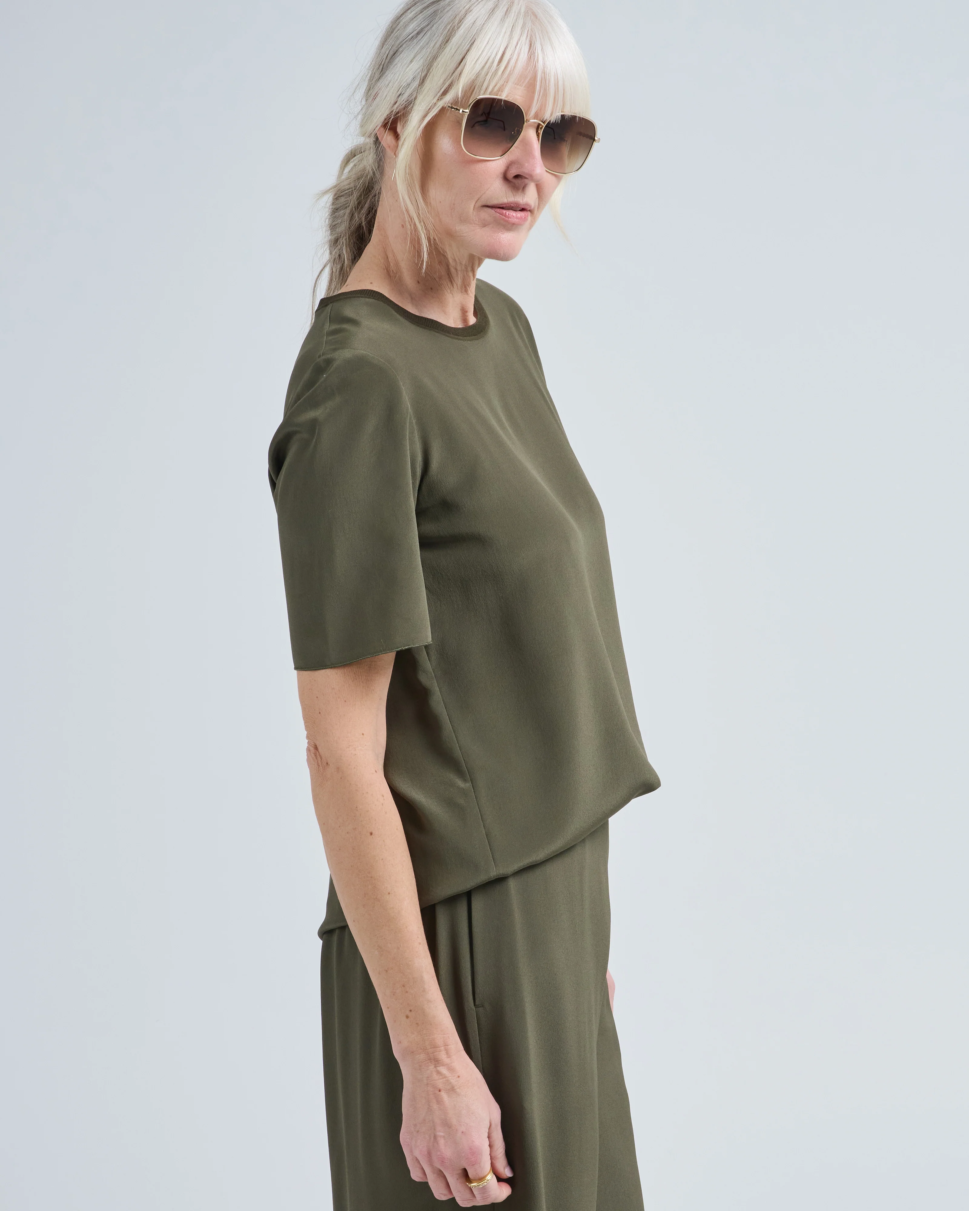 new rubin crepe de soie top - Image 3