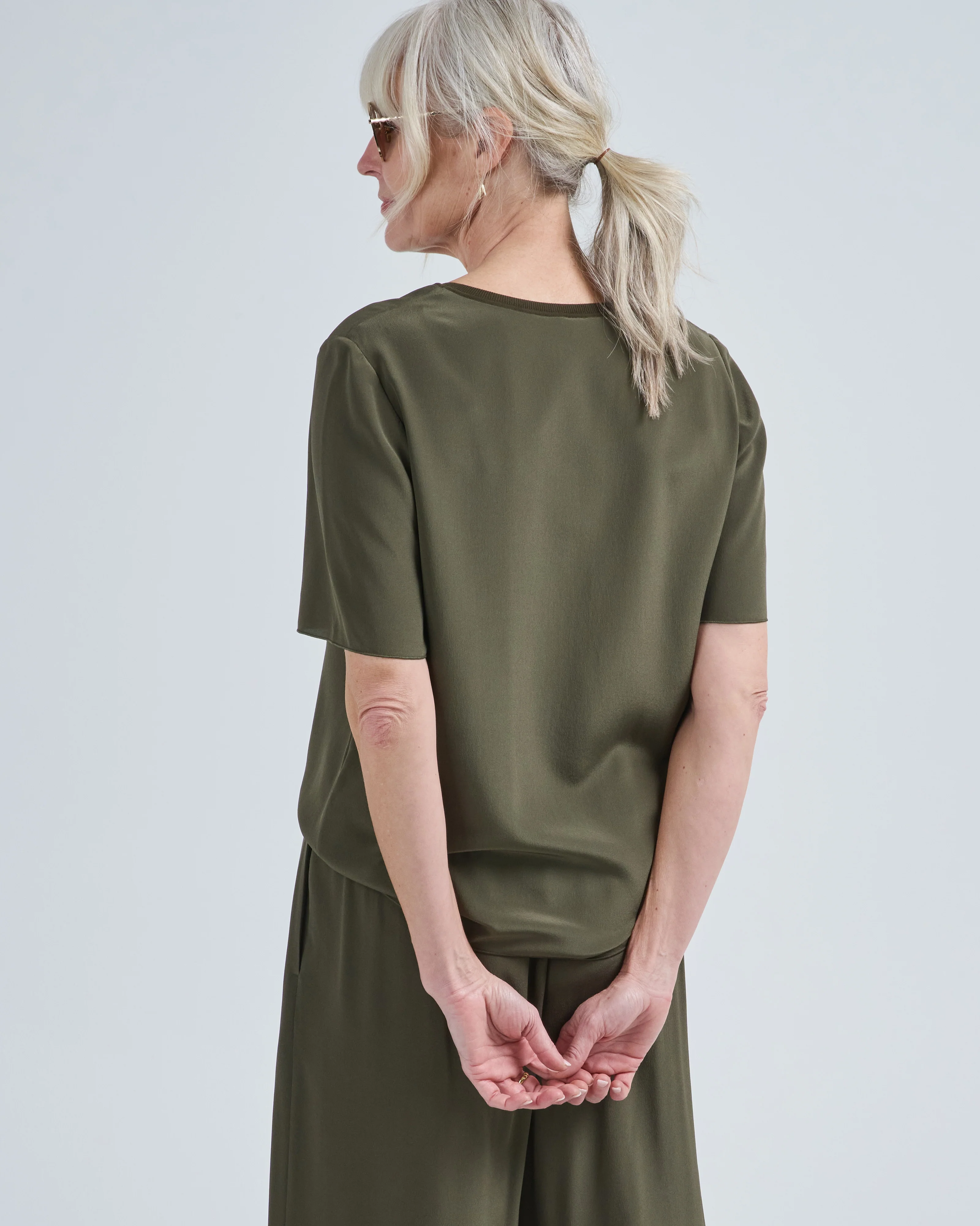 new rubin crepe de soie top - Image 4