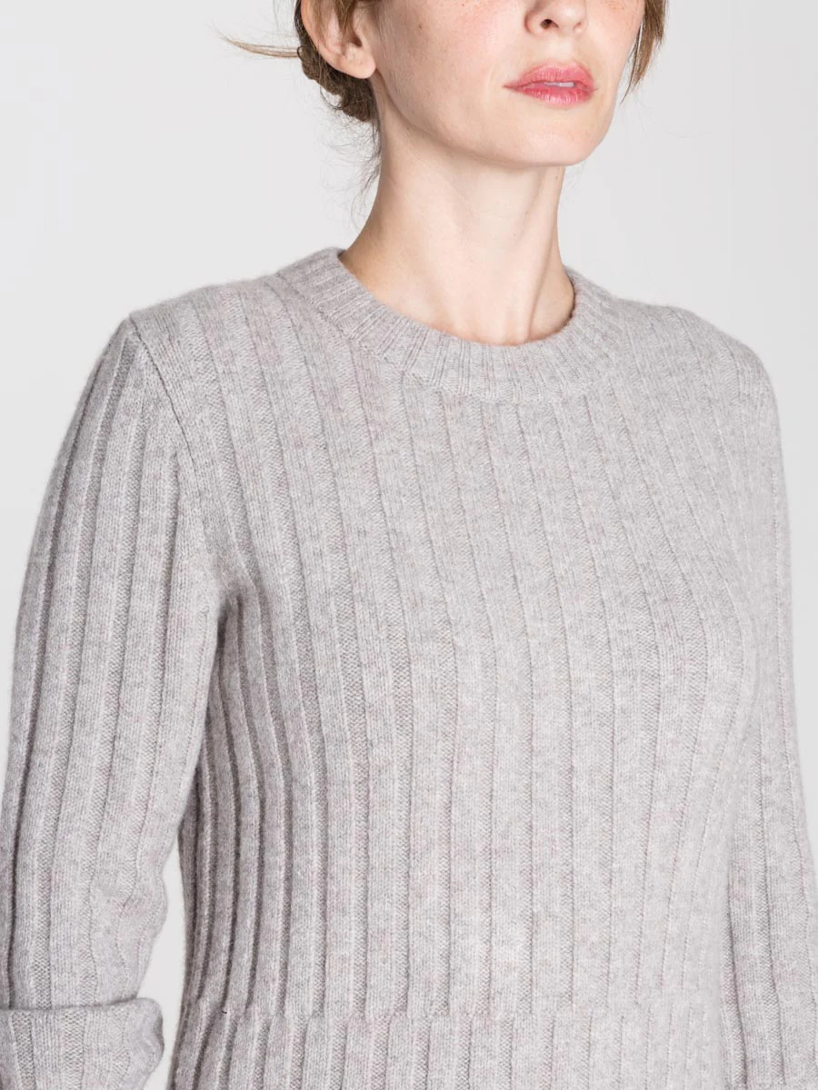 rib tunic sweater - Image 5