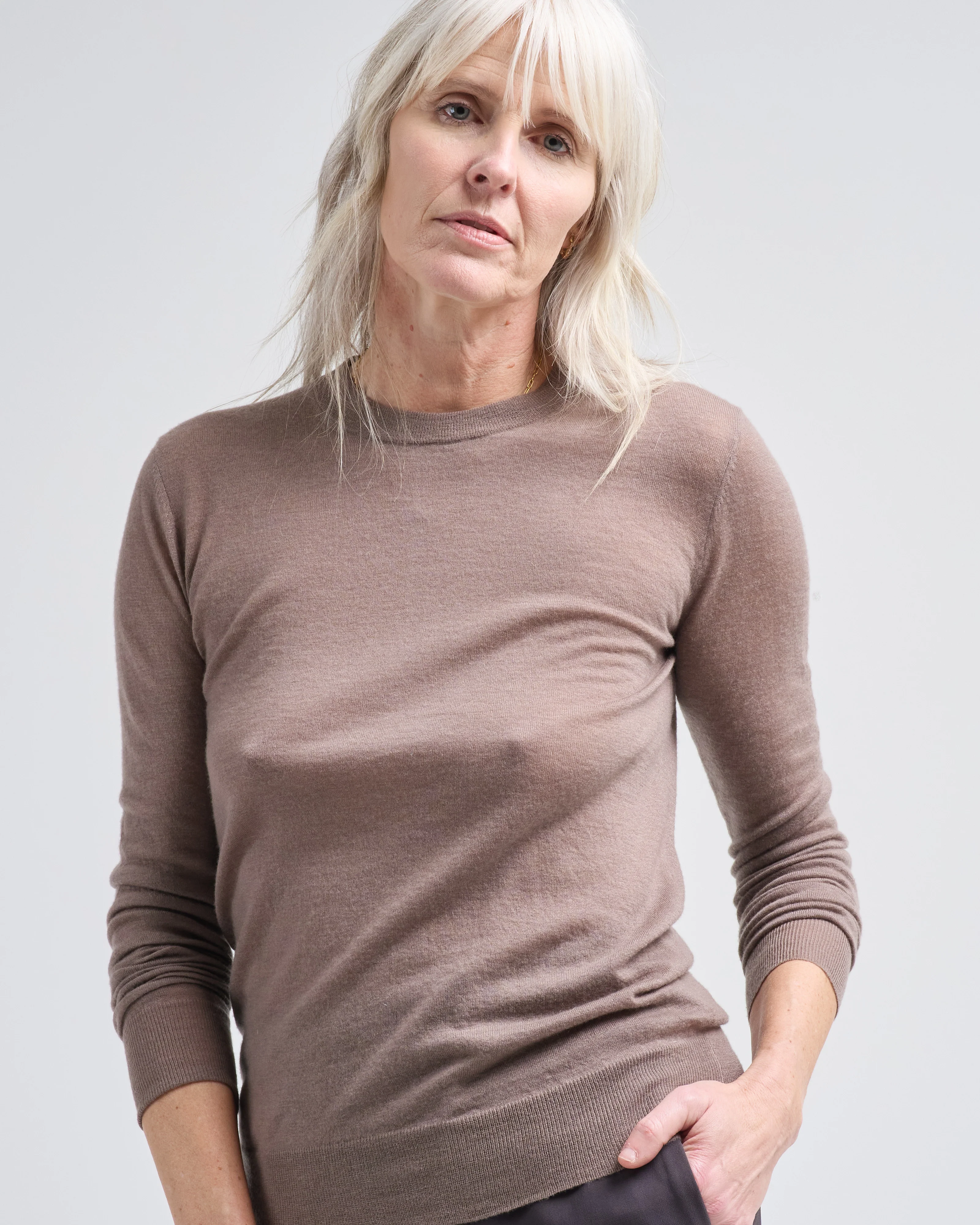 round neck ls sweater - Image 5