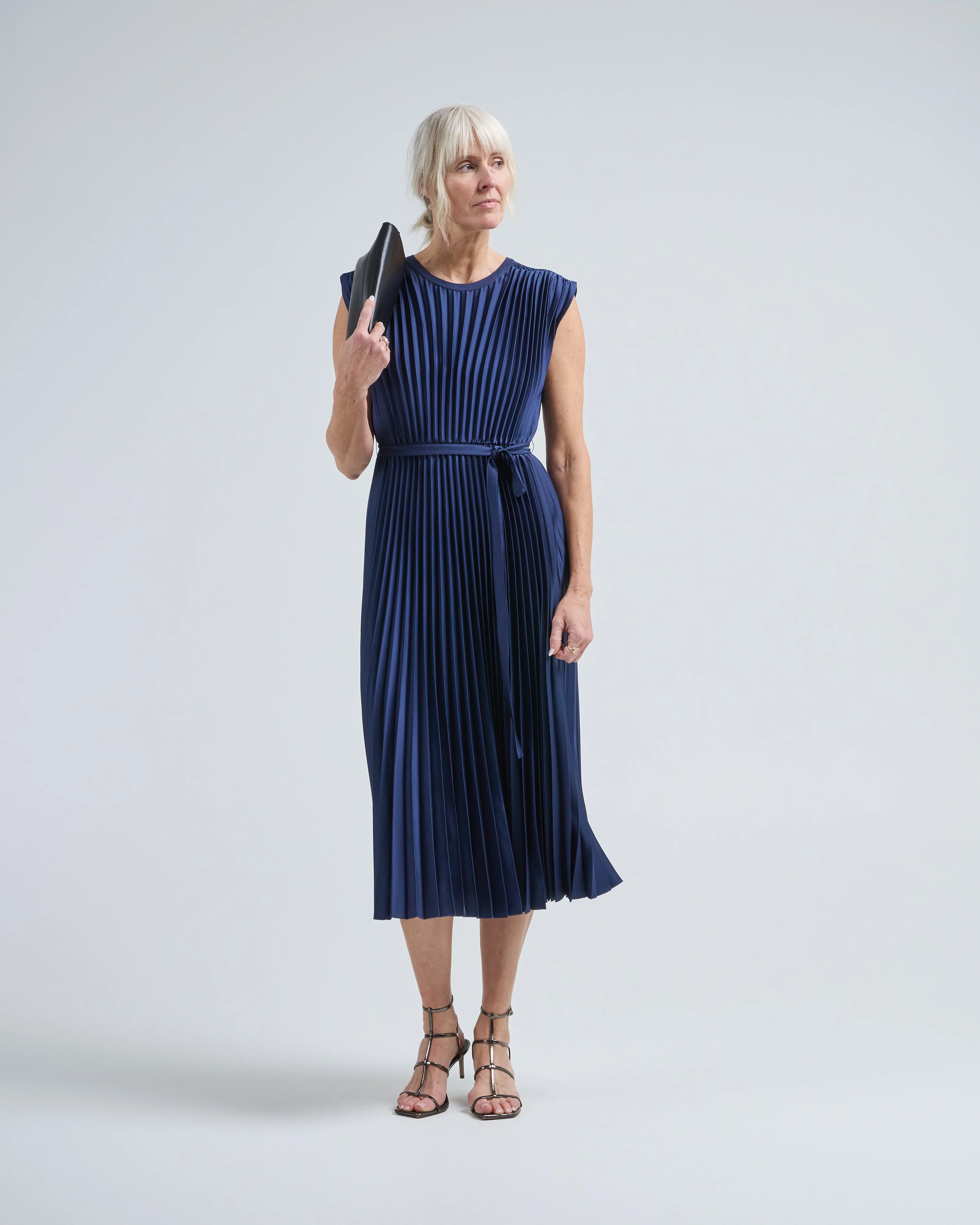 volta dress knit weave plisse - Image 5