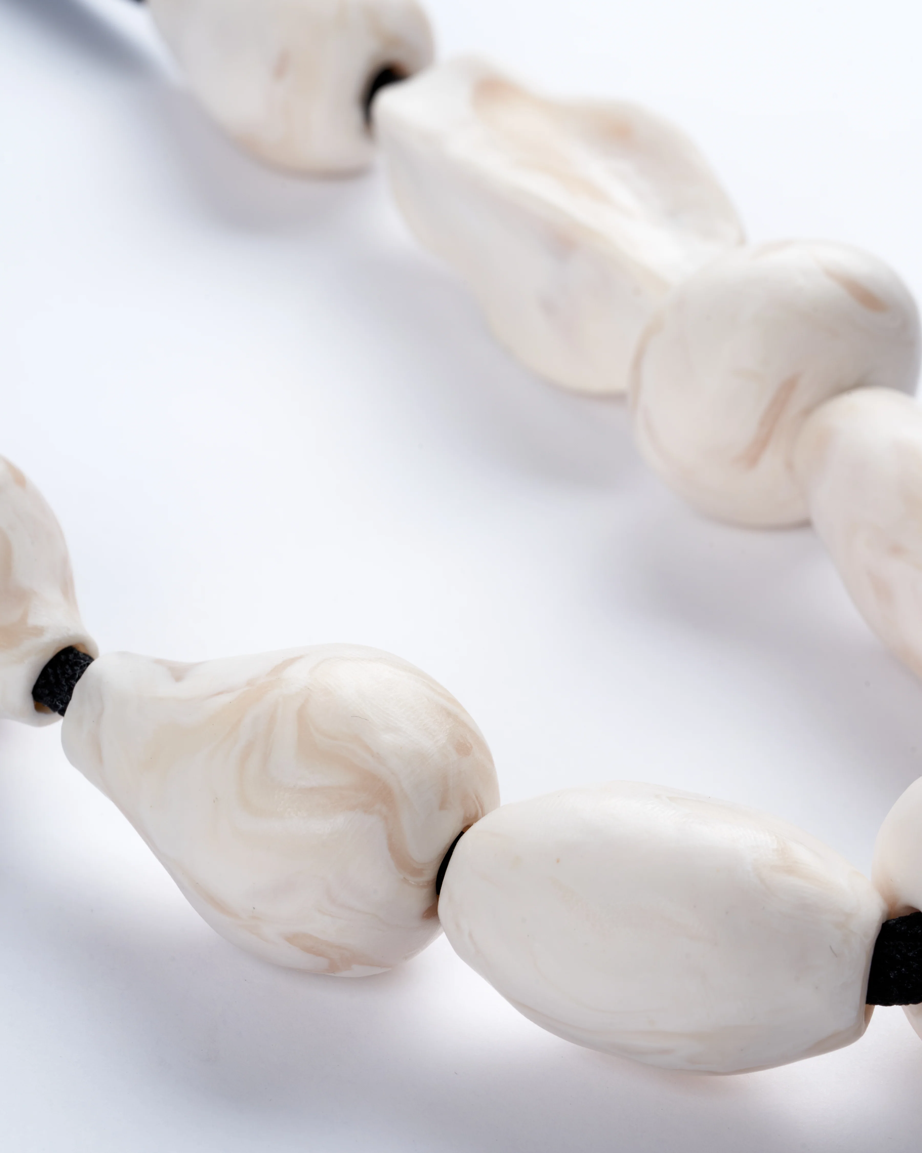 brancusi cream clay necklace - cream - Image 5