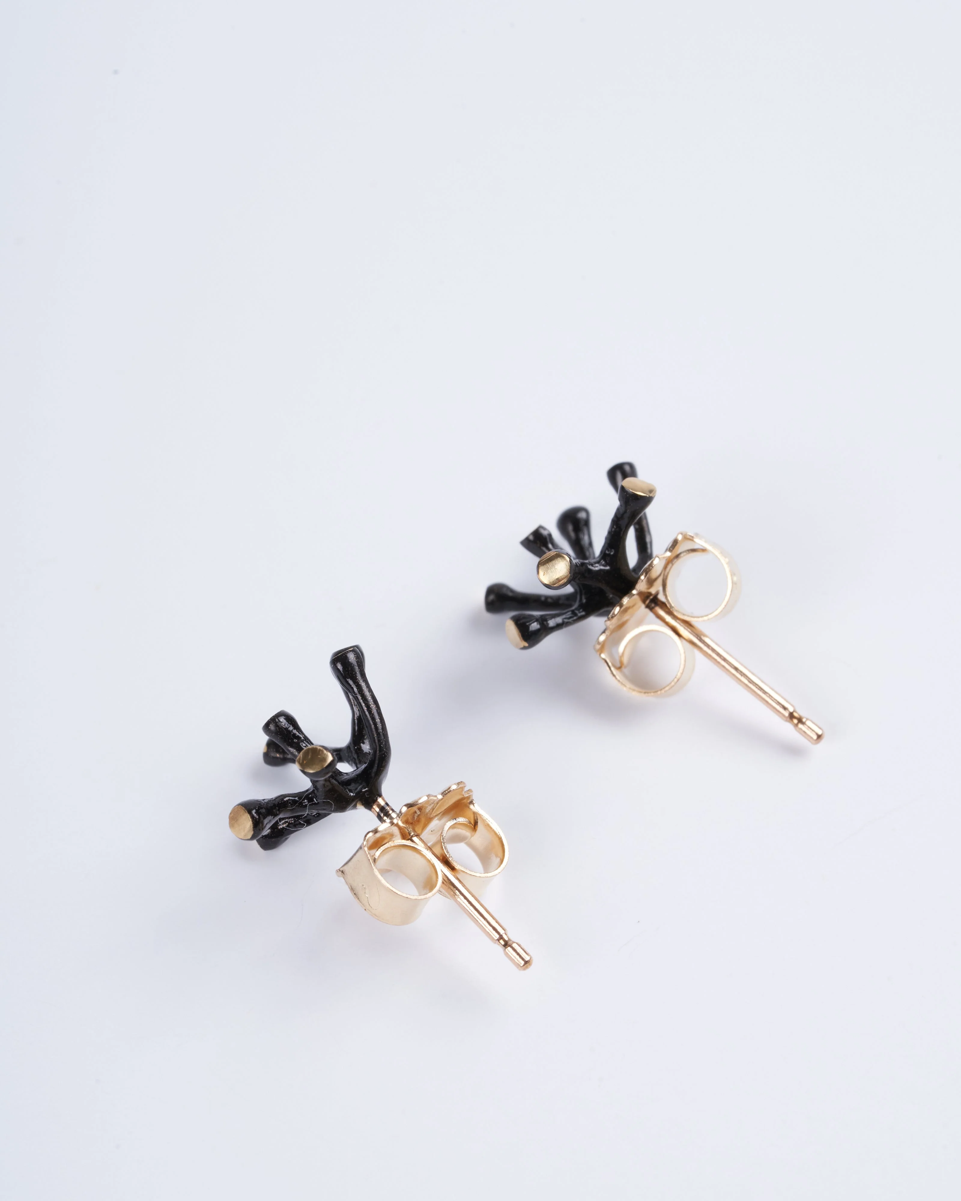 bronze stament earrings - Image 2